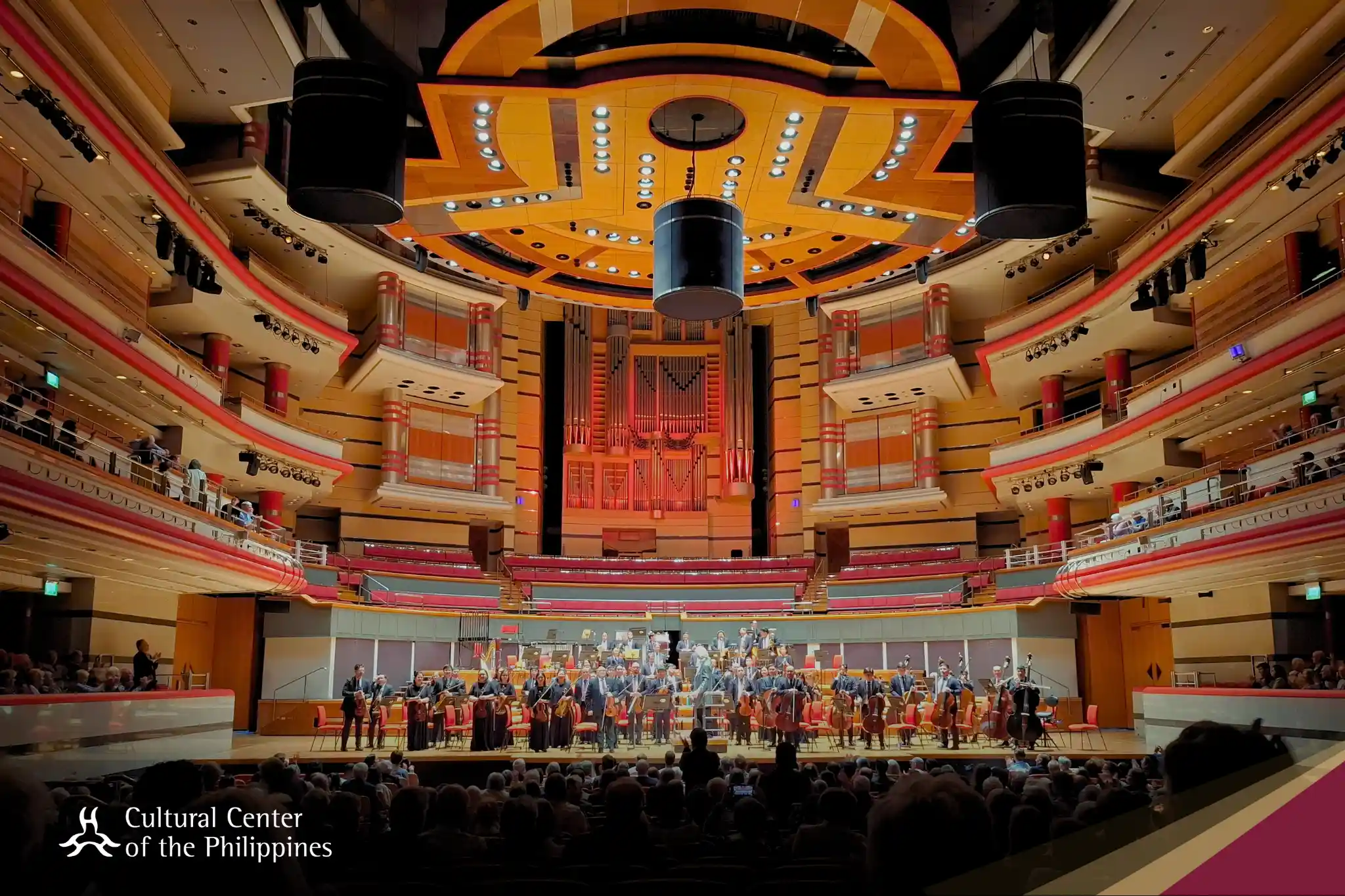 The Philippine Philharmonic Orchestra at Symphony Hall in Birmingham, England UK Tour