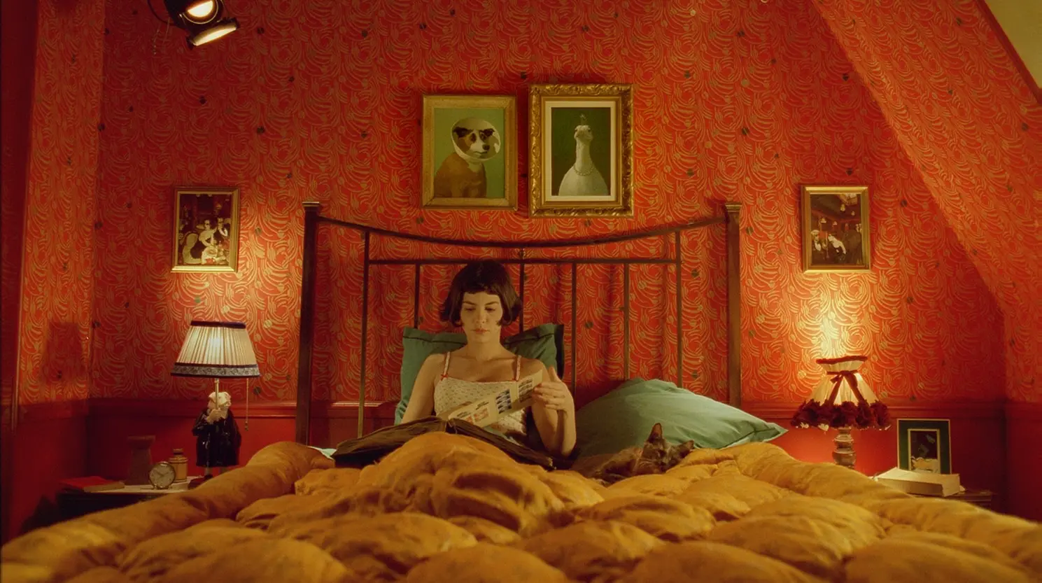 Audrey Tautou in "Amélie", the ideal rainy season film