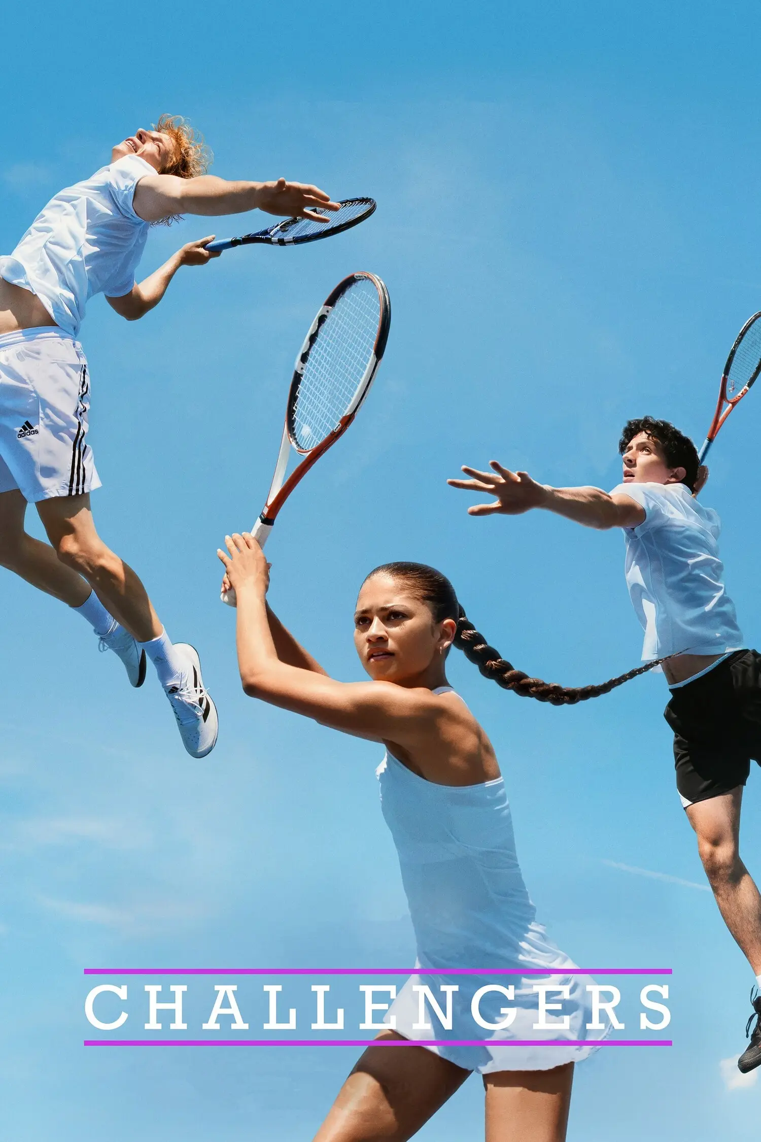 Original theatrical posters released in 2024 to promote Luca Guadagnino's Challengers