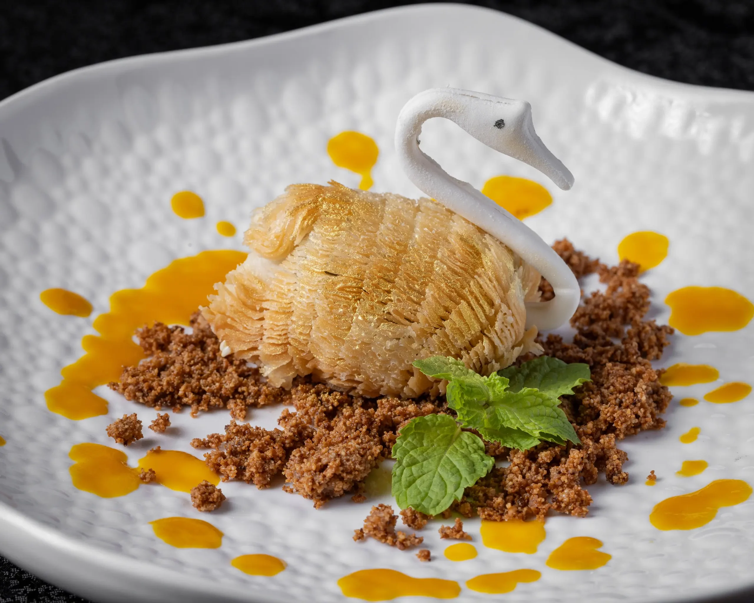 Golden Swan Mango Puff -from the new dim sum menu