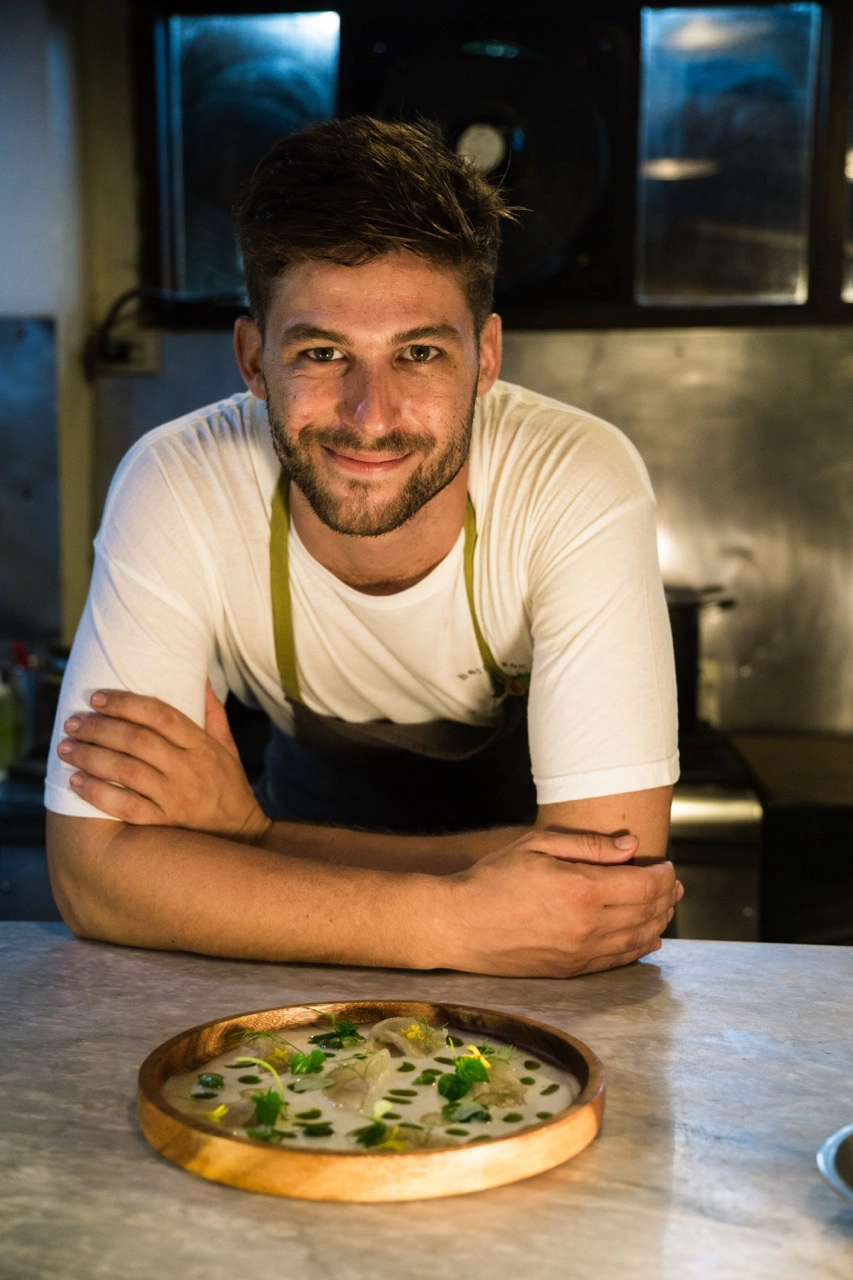 L-R: Chefs Aaron Isip, Chele Gonzalez, Filippo Turrini, Josh Boutwood, Nico Santos, and Stephan Duhesme