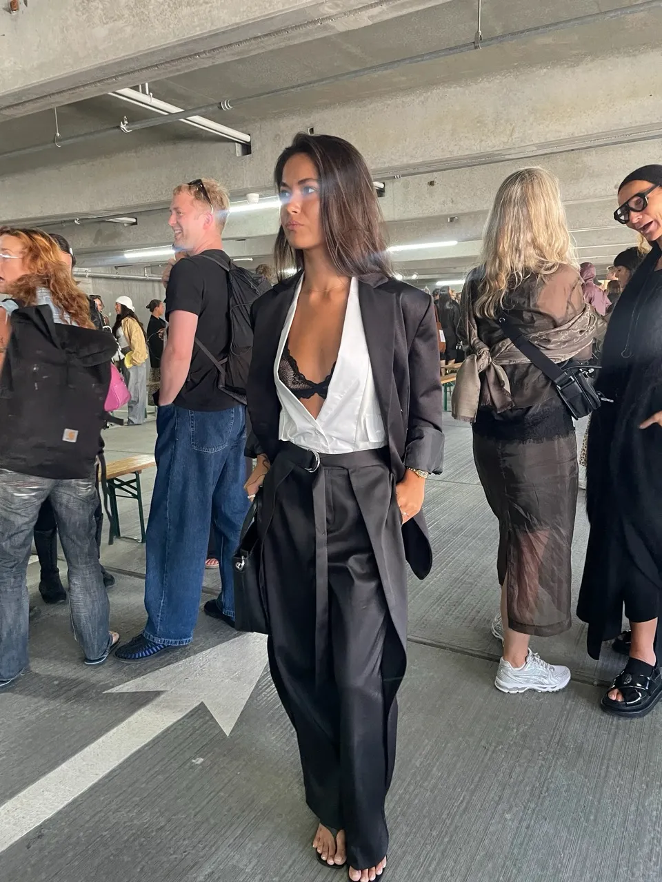 Writer Rebecca Petersen at Copenhagen Fashion Week S/S26