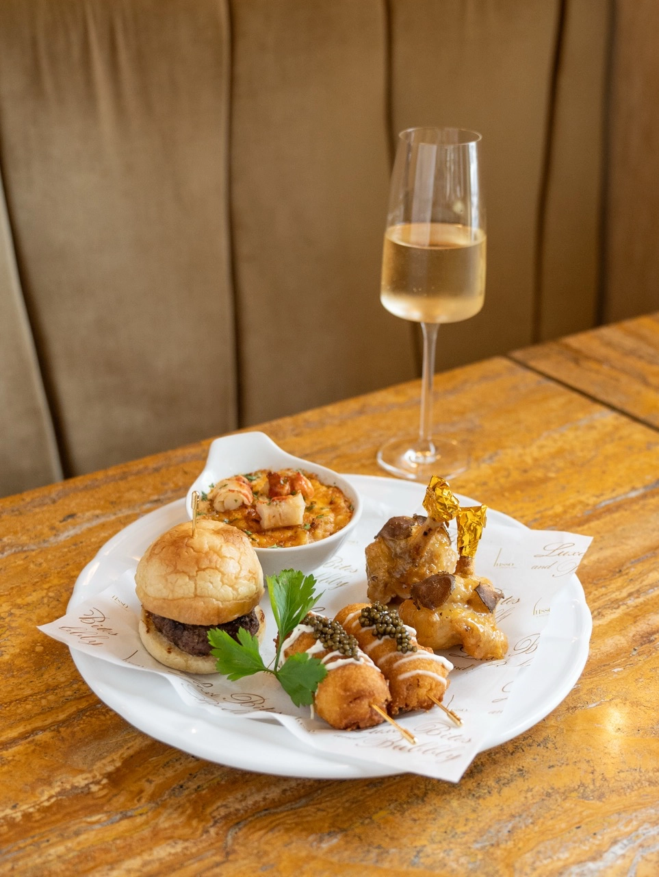 Ikura Tater Tots and The Bubbly Meal