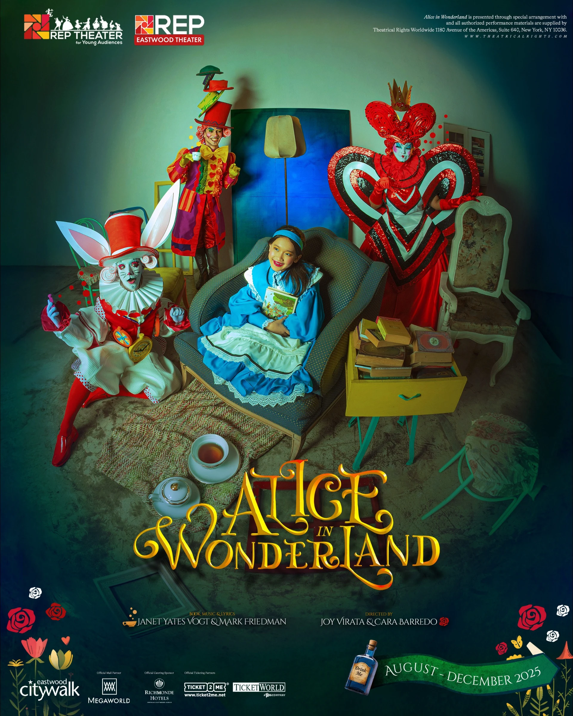 Repertory Philippines REP To Stage "Alice in Wonderland" Musical
