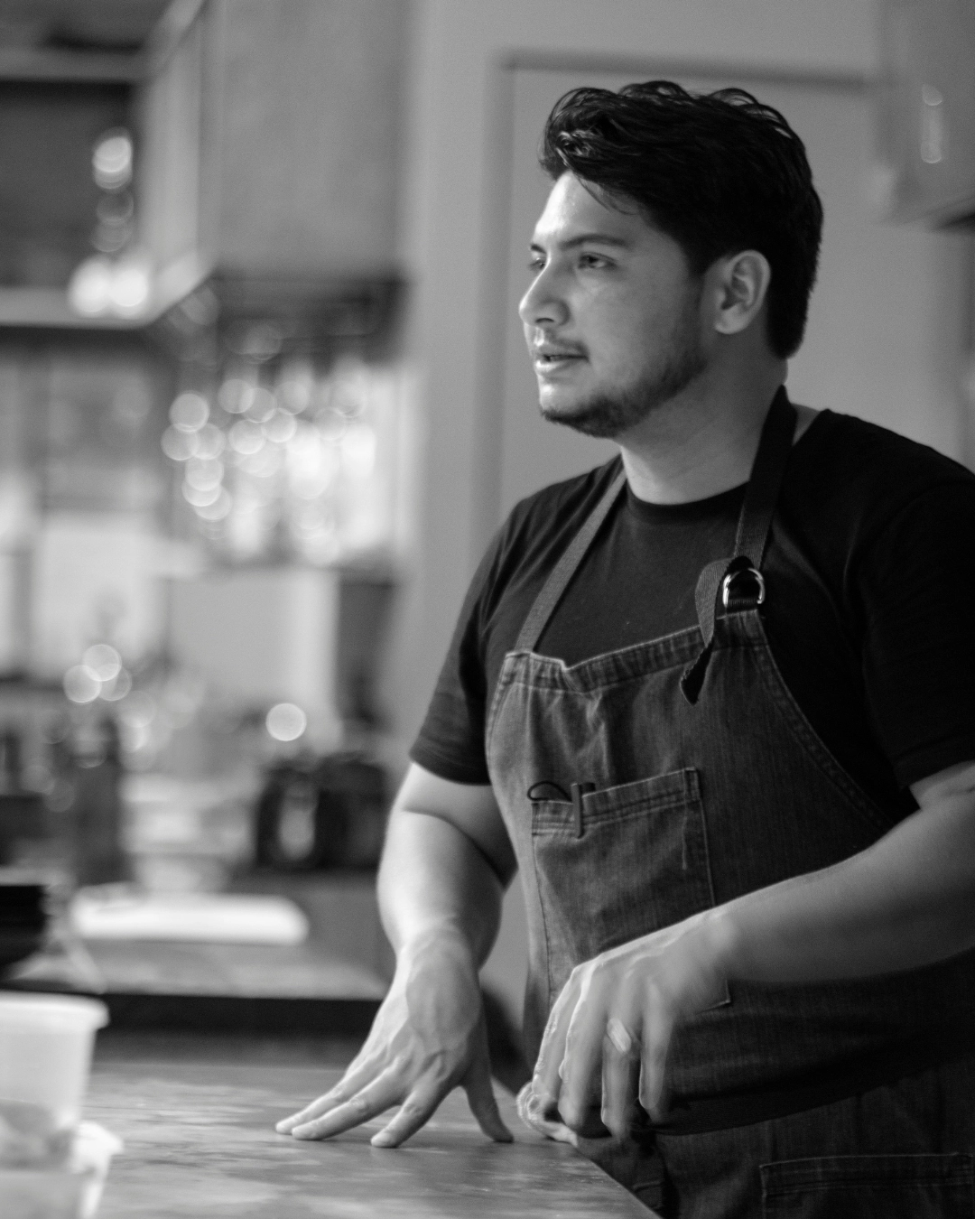 L-R: Chefs Aaron Isip, Chele Gonzalez, Filippo Turrini, Josh Boutwood, Nico Santos, and Stephan Duhesme