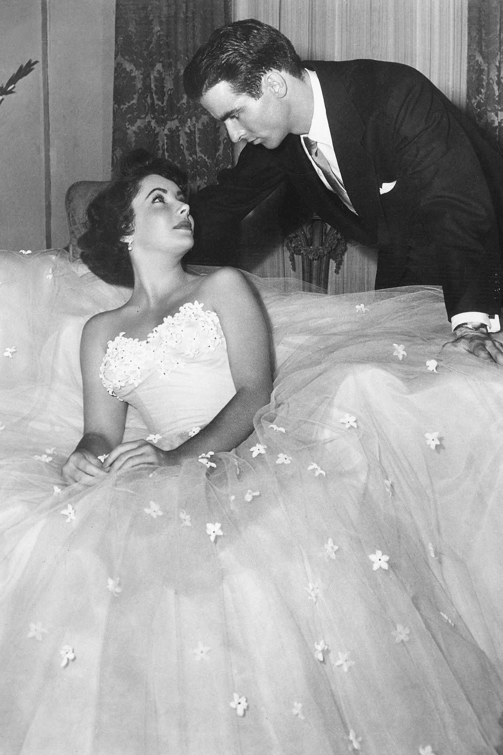 Elizabeth Taylor and Montgomery Clift in "A Place in the Sun"