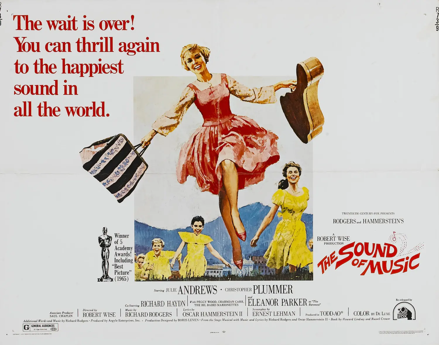 Promotion poster of The Sound of Music used by 20th Century Fox