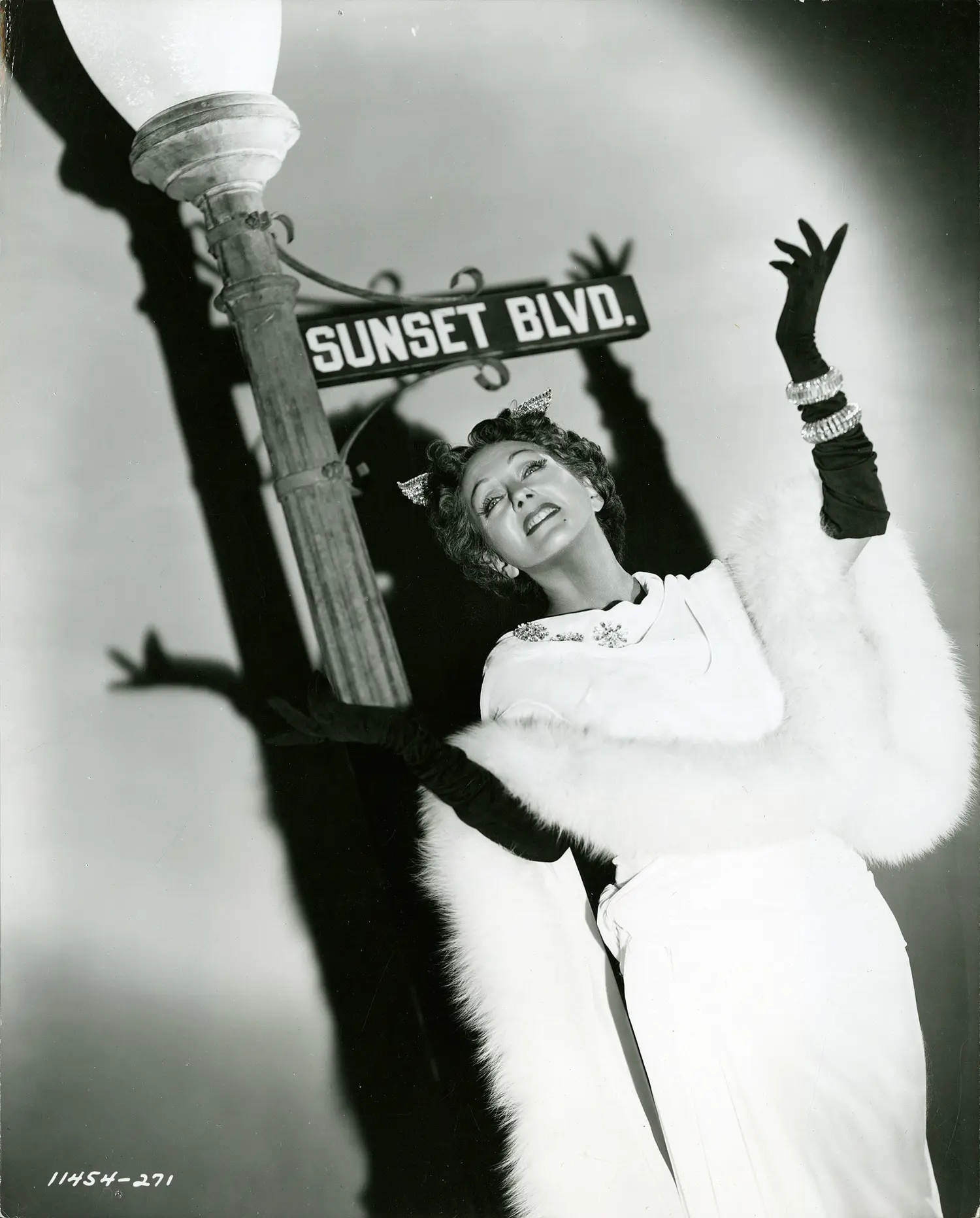 Gloria Swanson in looks from Sunset Boulevard, designed by Edith Head