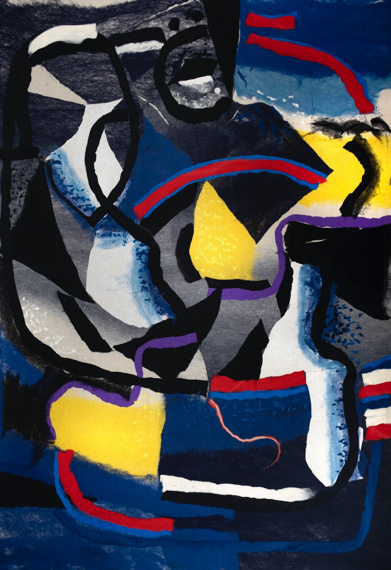 Art Protis tapestries by Alcuaz: ”Spring VIII (Abstract #84),” “Spring XII (Abstract #123),” and “Filipiny (Abstract #124)”