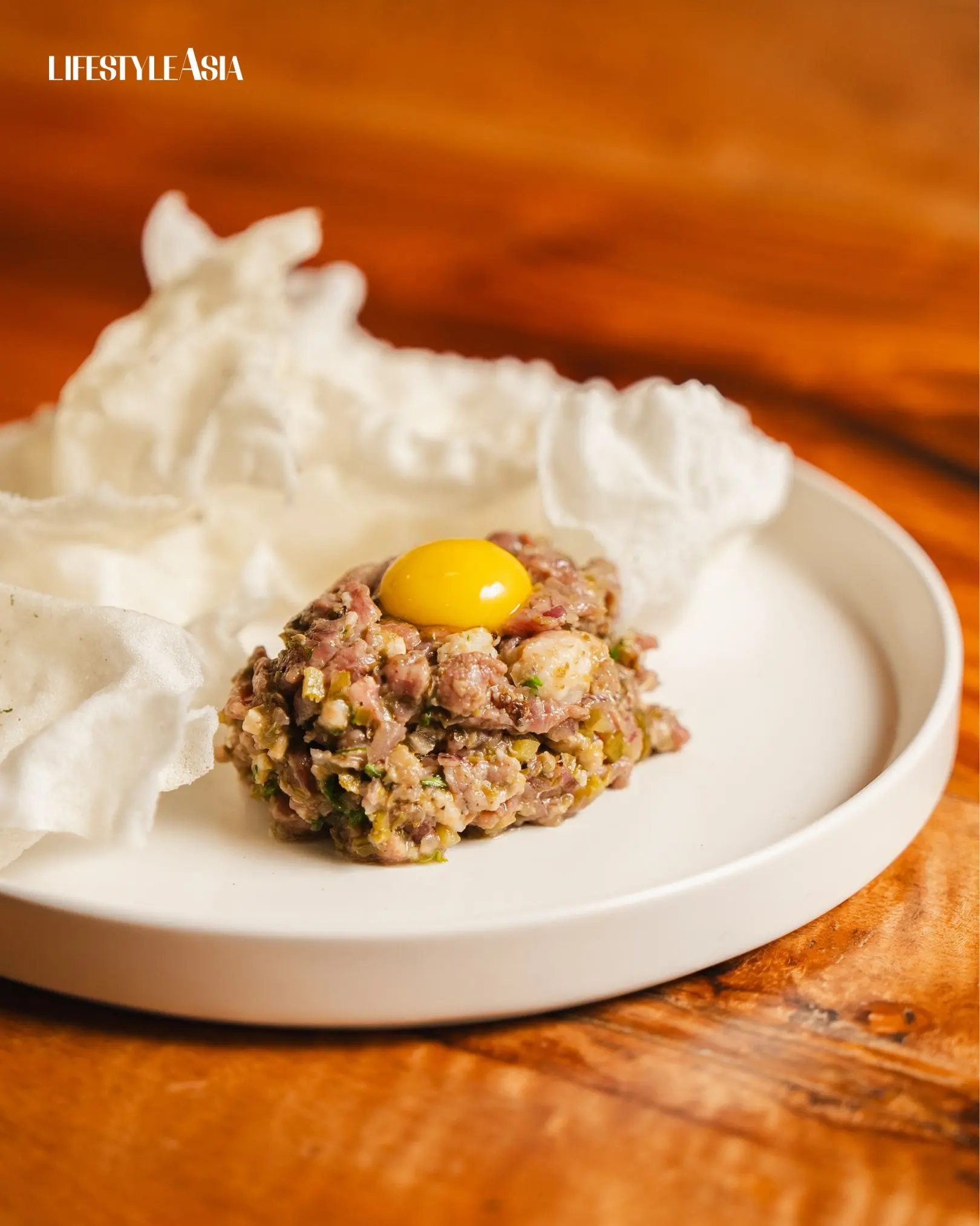 Roasted Bone Marrow Steak Tartare from Casuals Dining