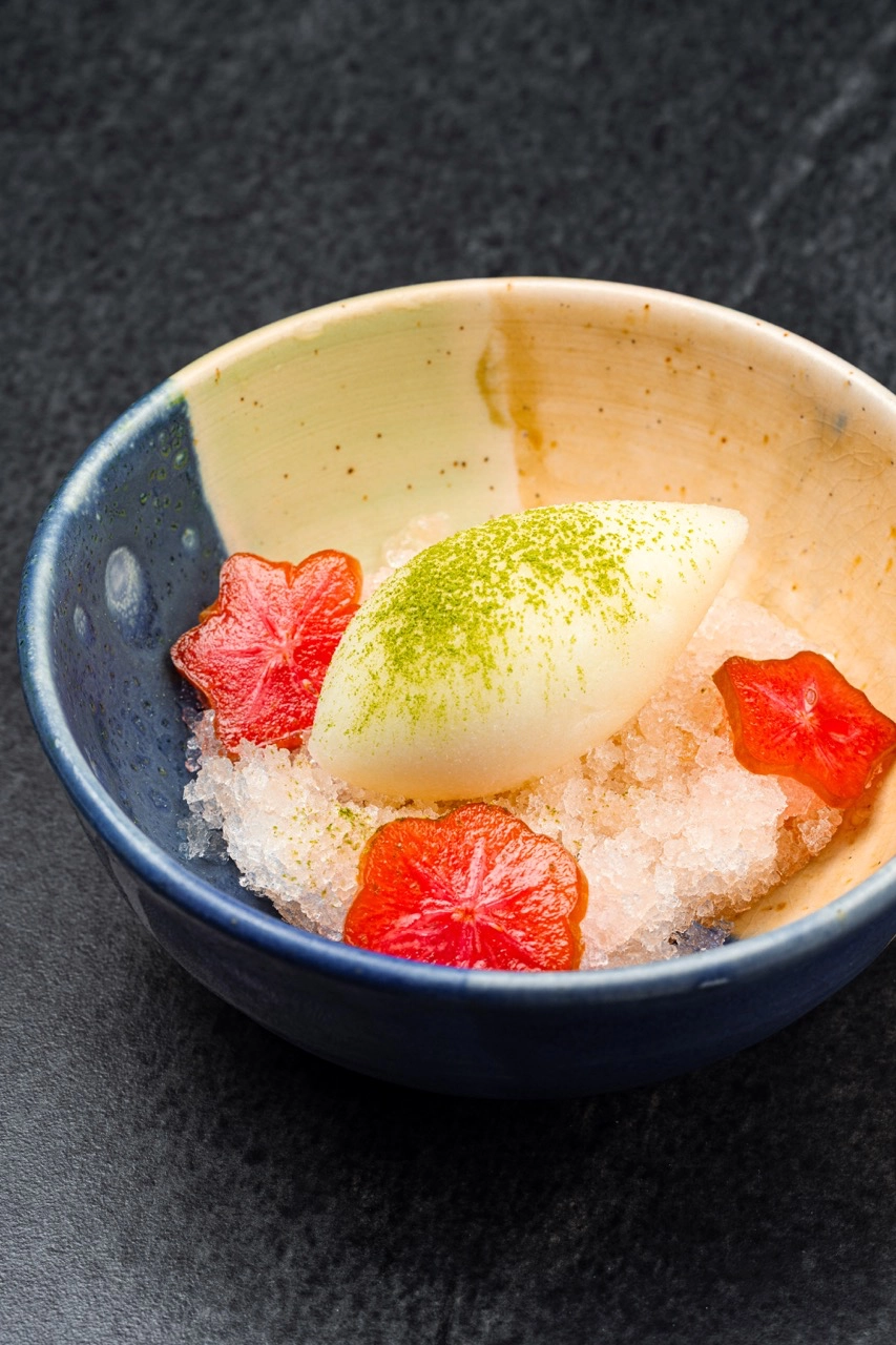 Star Fruit Leche Flan