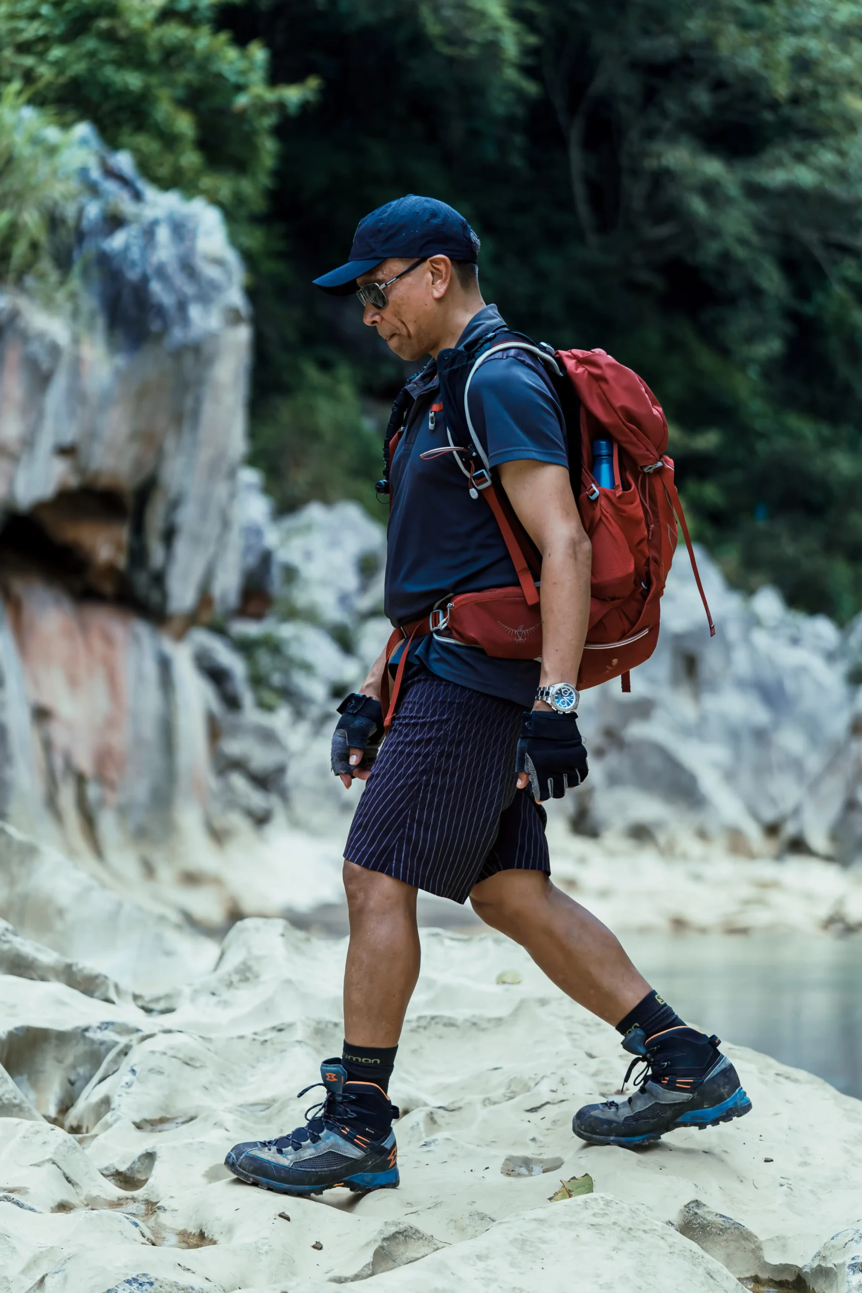 Ric Rabe wears the Alpina Alpiner 4 Automatic Chronograph