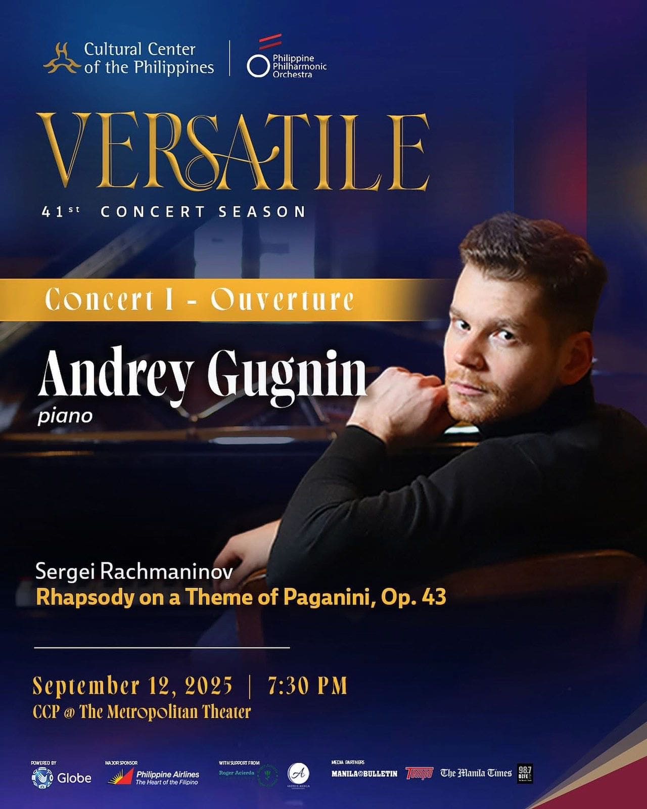 Philippine Philharmonic Orchestra Opens Its 41st Concert Season With “Versatile”