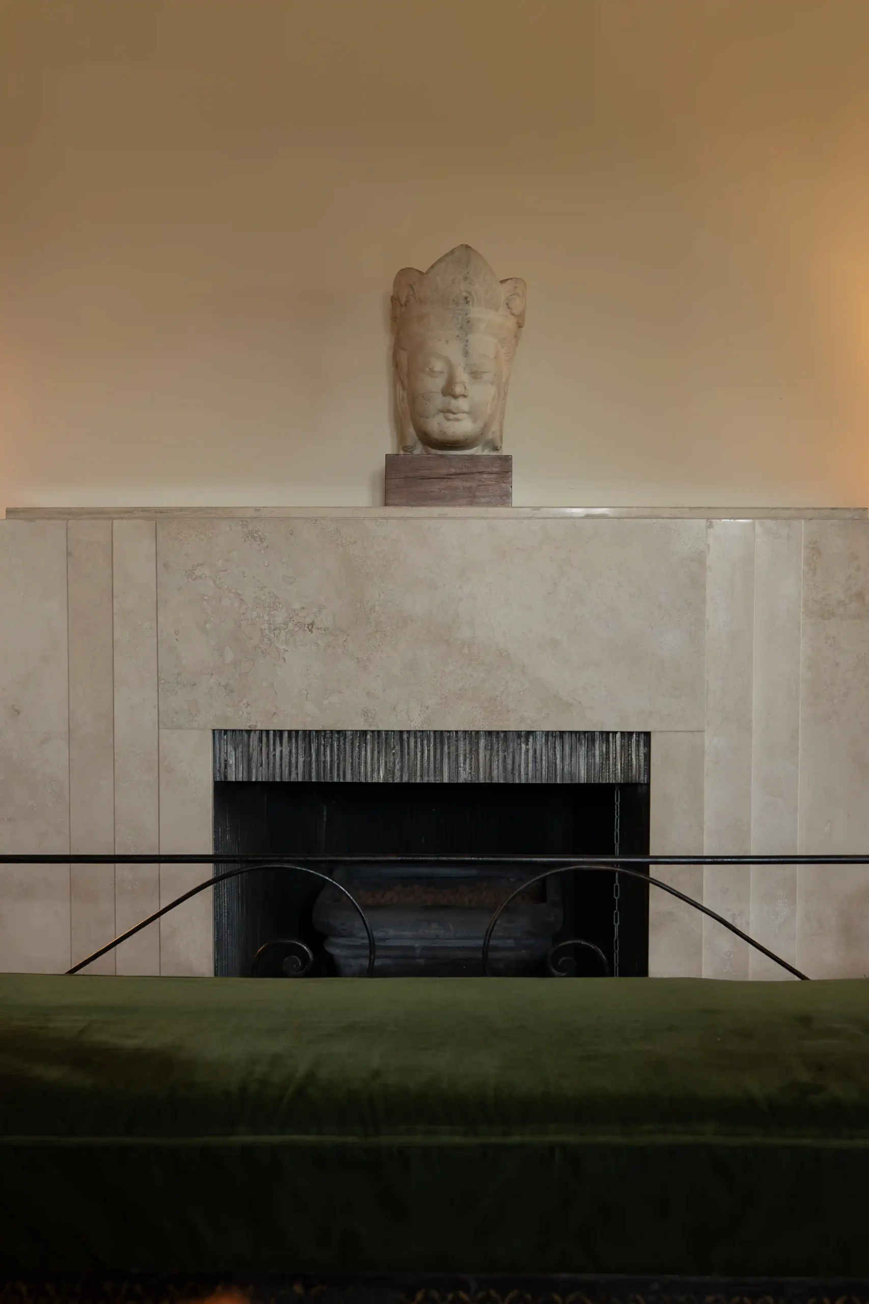 A Guanyin marble statue from Tang Dynasty, 6th century, China