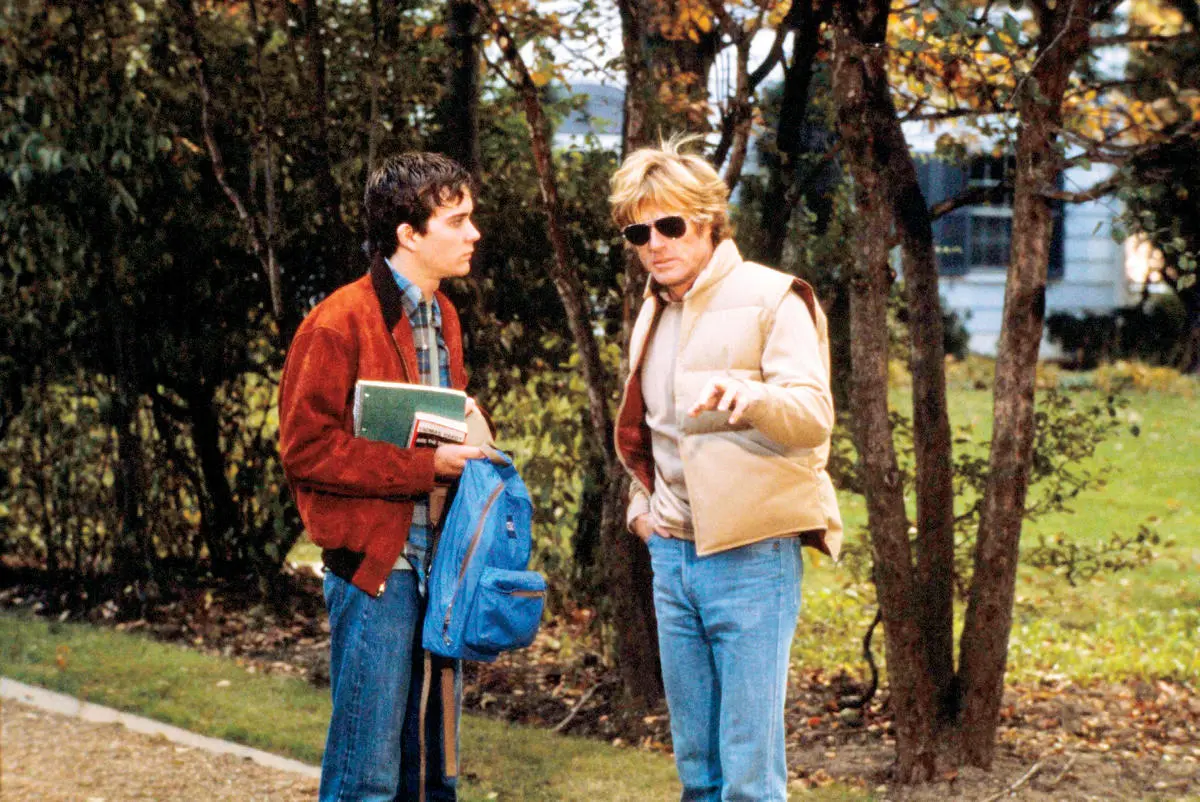Robert Redford directing Timothy Hutton on the set of Ordinary People
