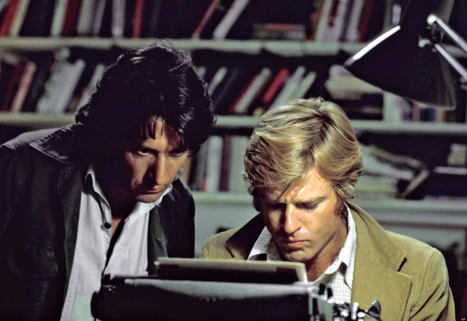 Dustin Hoffman and Robert Redford in All the President's Men