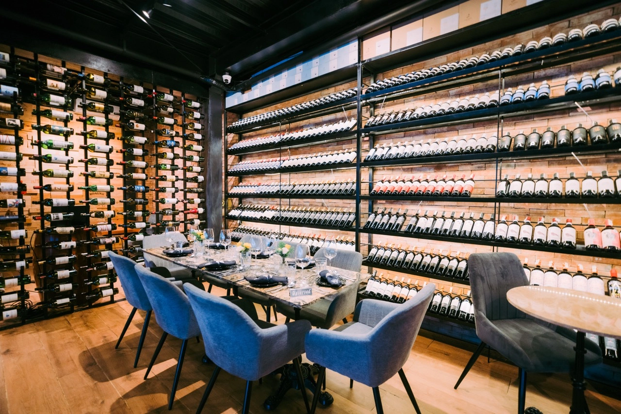 Inside Davao Wines, where BPI Gold's "A Taste of Gold" event took place