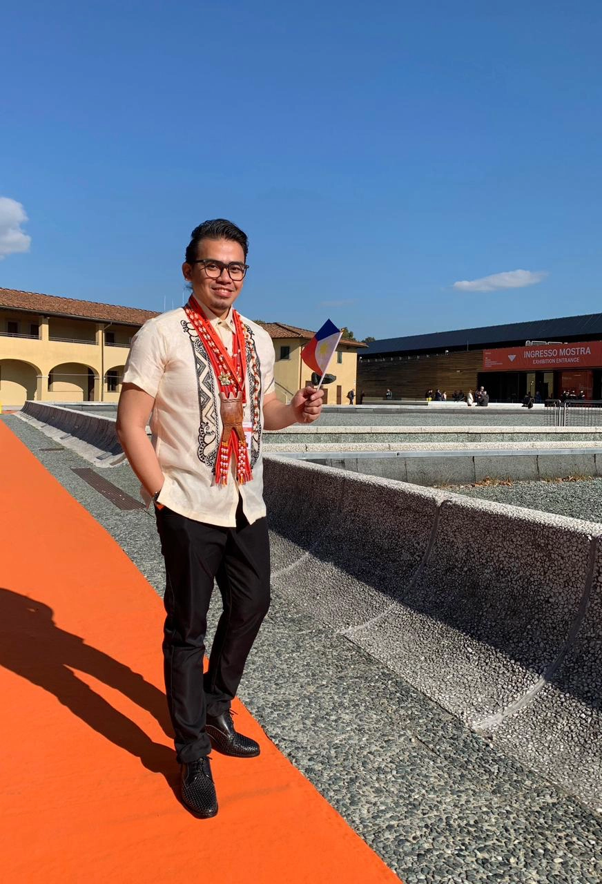 Artist MarPolo Cabrera was one among several Filipinos who represented the Philippines at the XV Florence Biennale