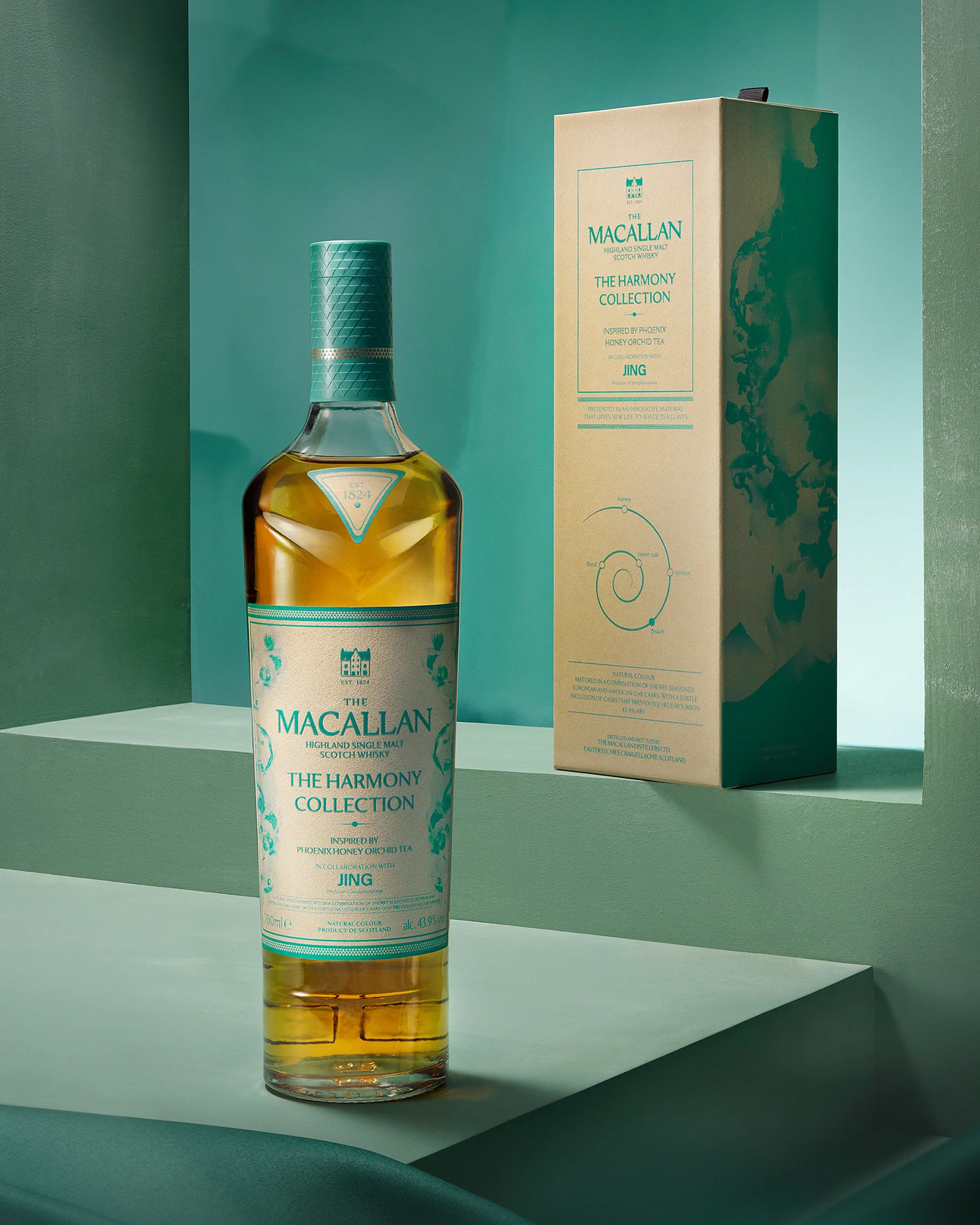 For the latest addition to The Harmony Collection, The Macallan has partnered with JING Tea Scotch Whisky