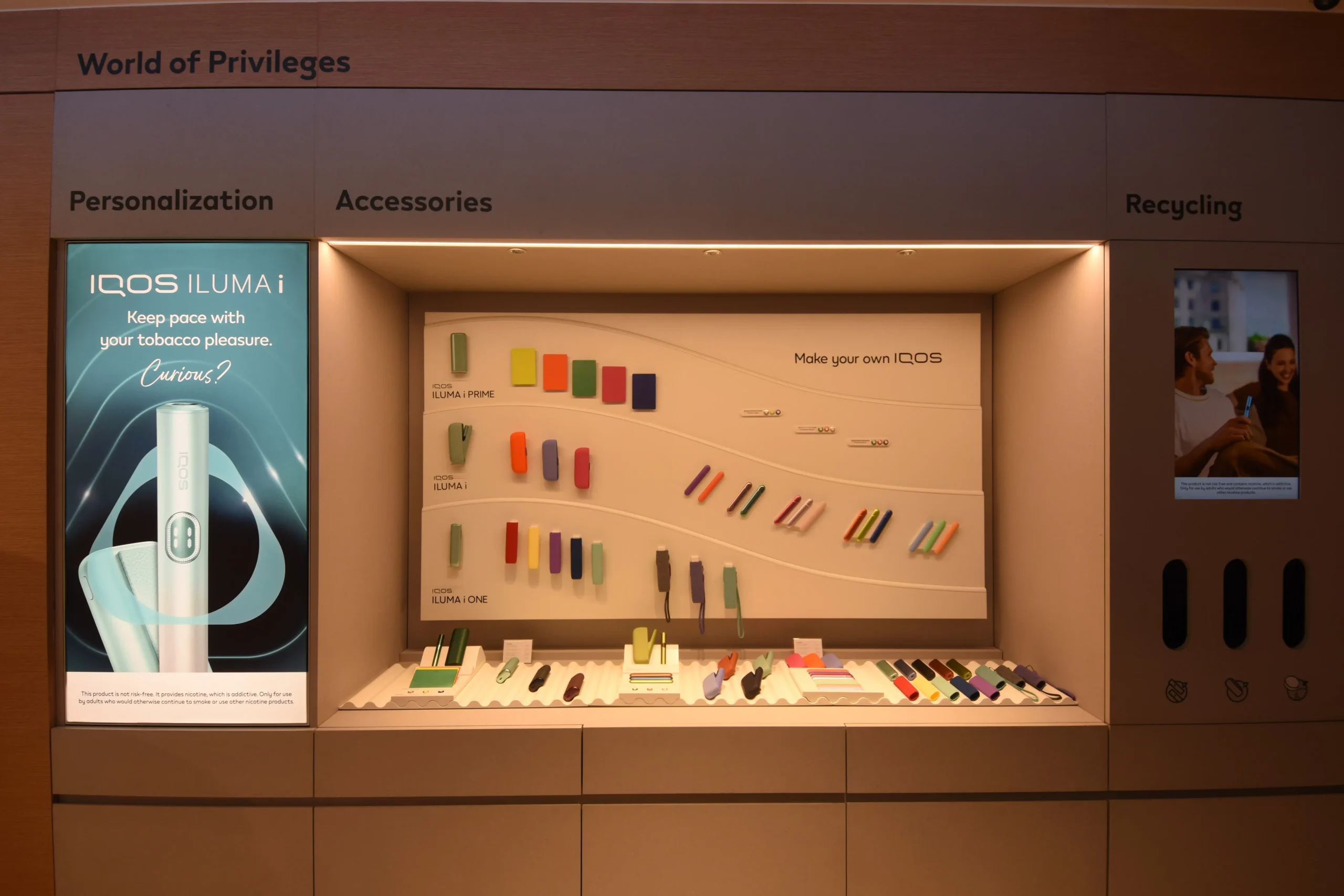 A section dedicated to personalizing your IQOS devices