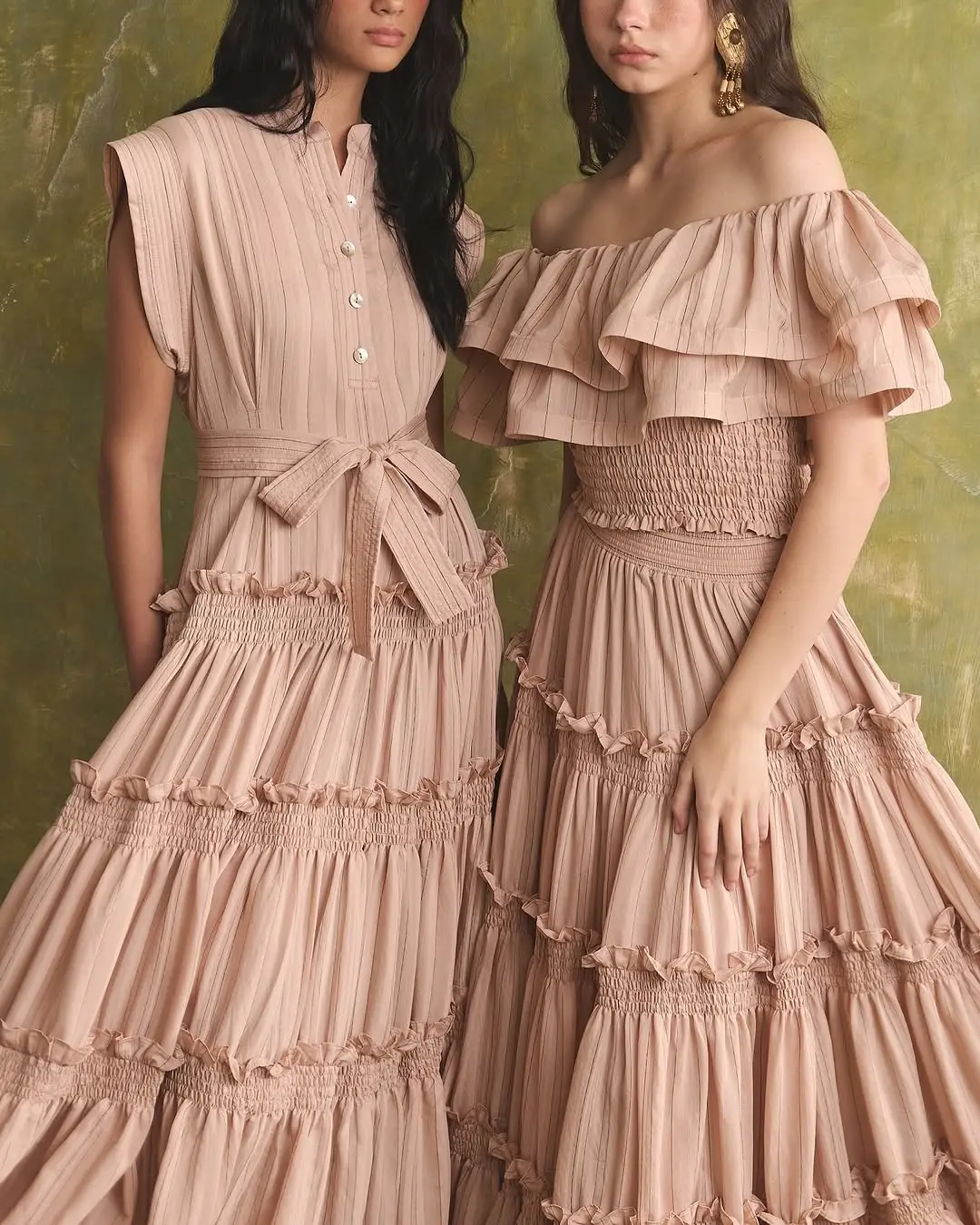 Pieces in Blush Stripes from Yong Studio
