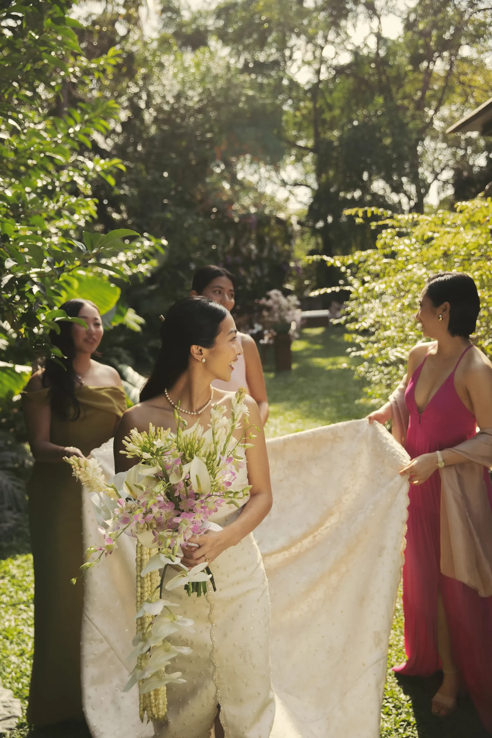 Bianca at her wedding ceremony