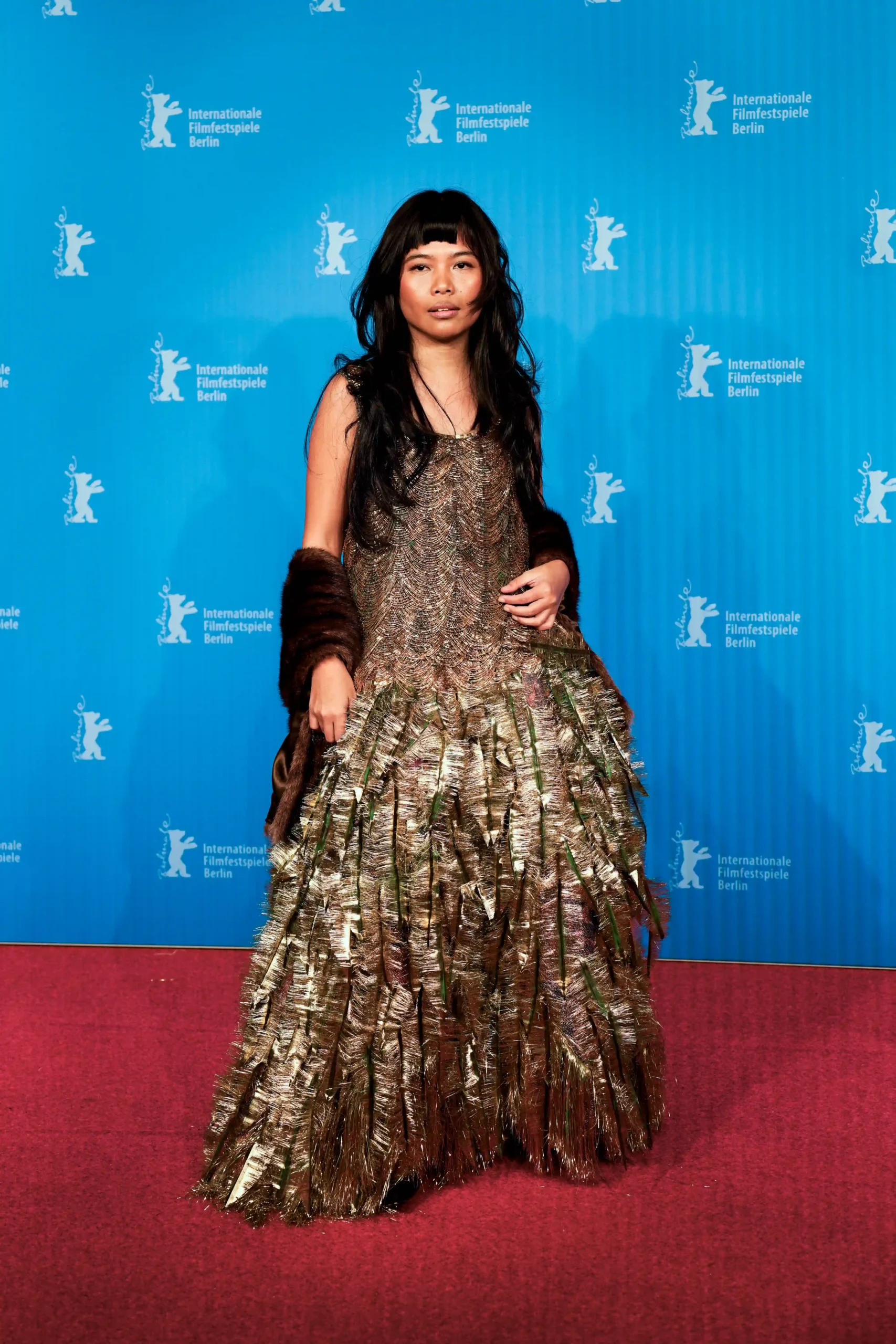 Jorrybell Agosto at the Berlinale premiere of "Filipiñana"