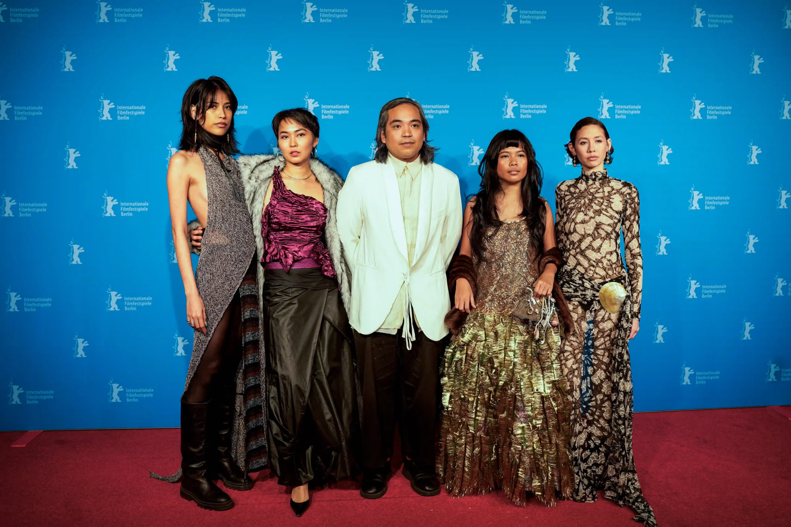 The cast and crew of "Filipiñana" on the Berlinale red carpet