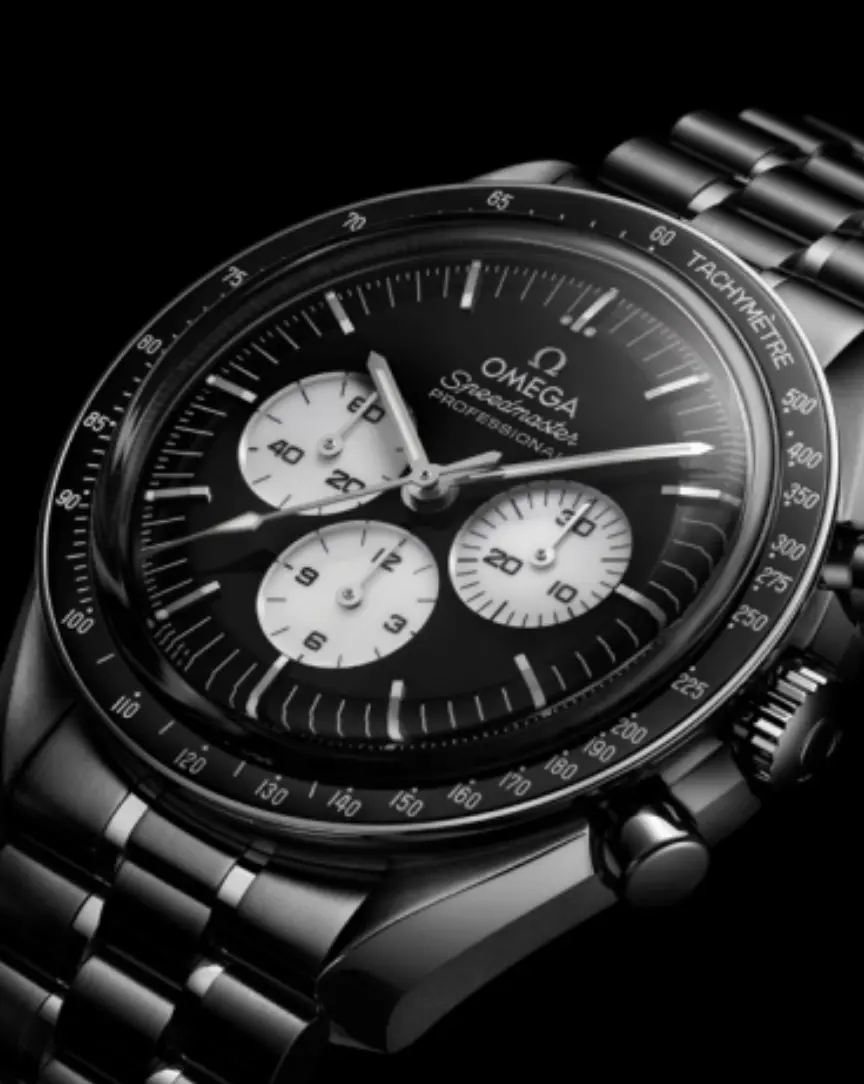 The Speedmaster Moonwatch in stainless steel