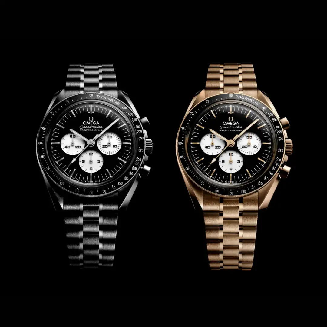 OMEGA Launches Speedmaster Moonwatch in Black and White