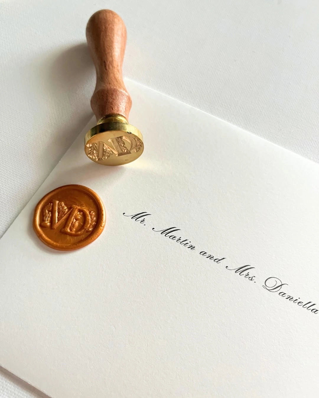 Custom envelopes by Paperie And Letters Sentimental Wedding Favors for Guests