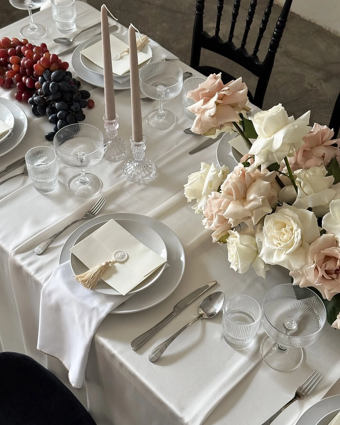 A tablescape by By Table Tales florists