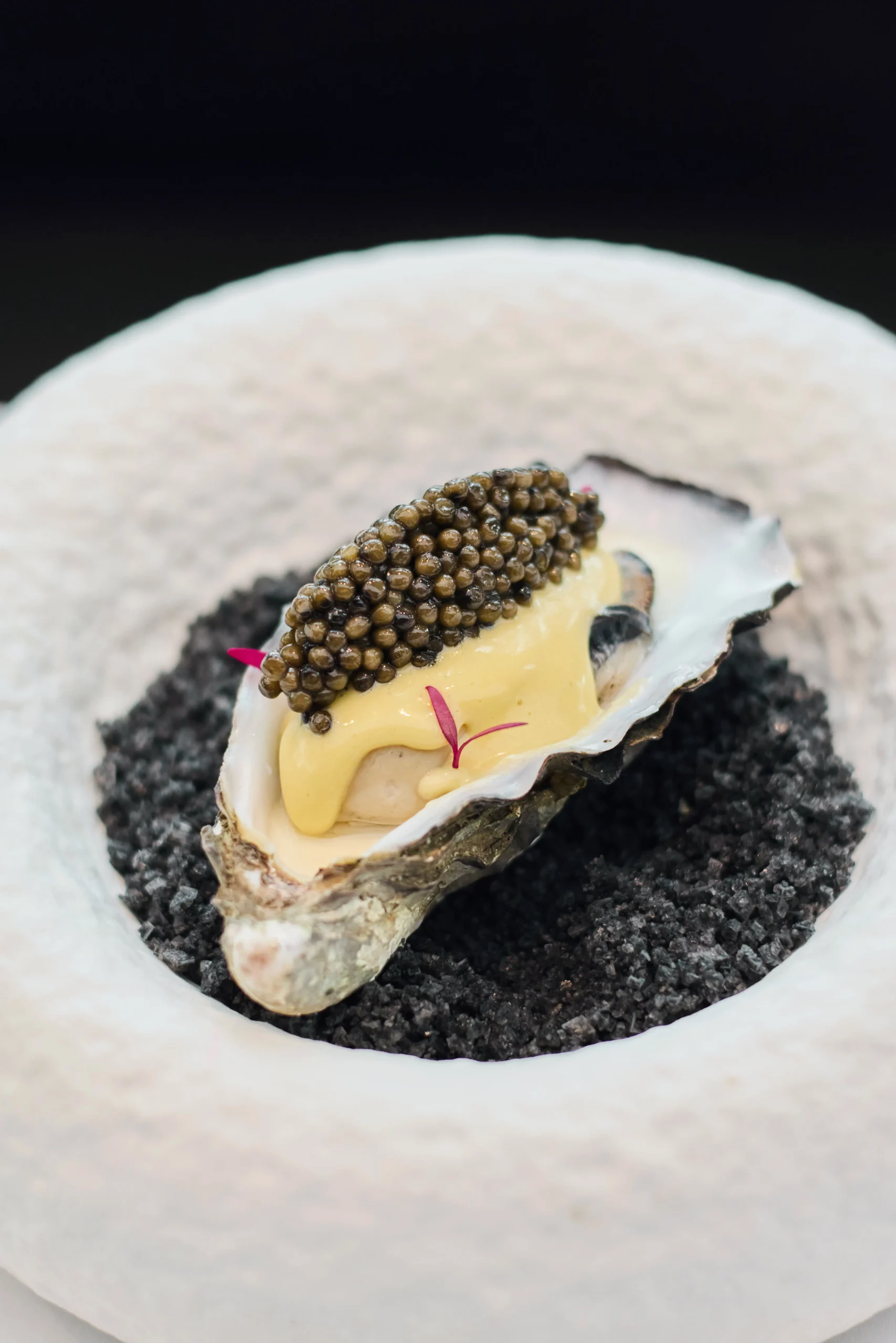 Nomad Caviar Oyster and Pearls dinner