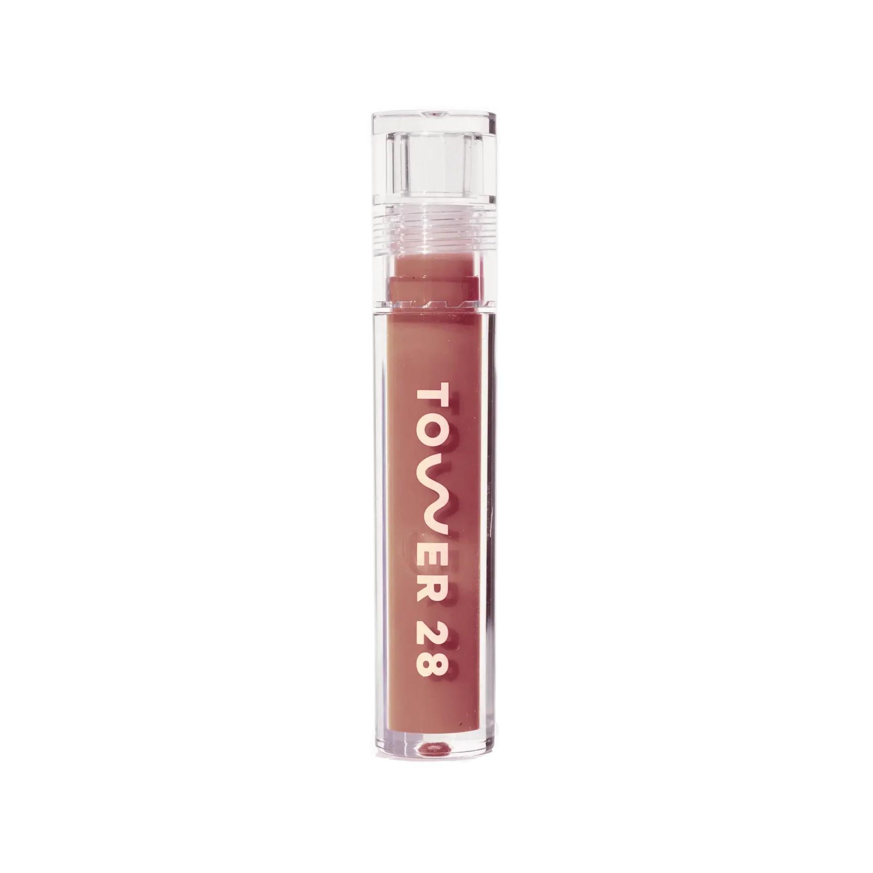 Tower 28 ShineOn Lip Oil Jelly in “Cashew”