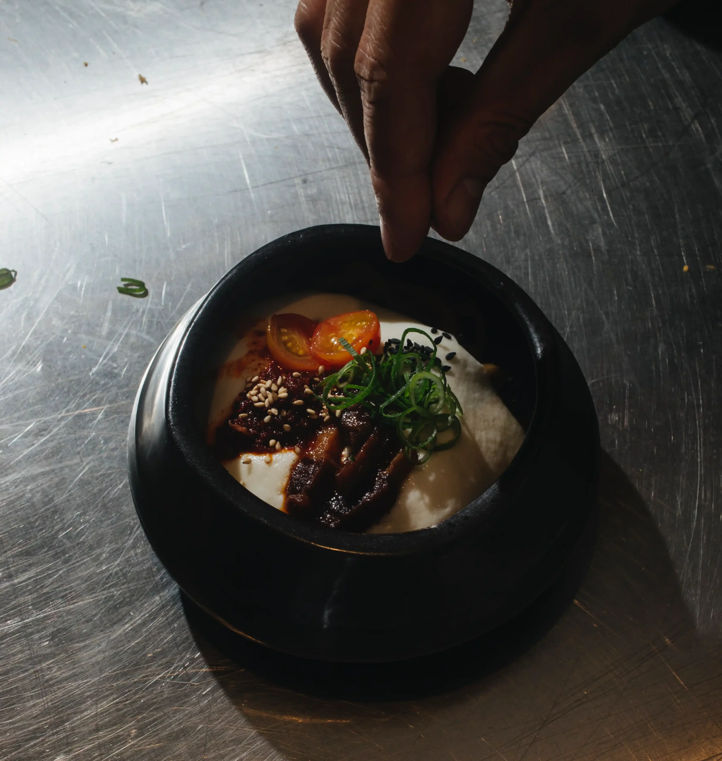 Itamessy collabotion dinner - Yuzu Aburasoba with Parmesan Foam