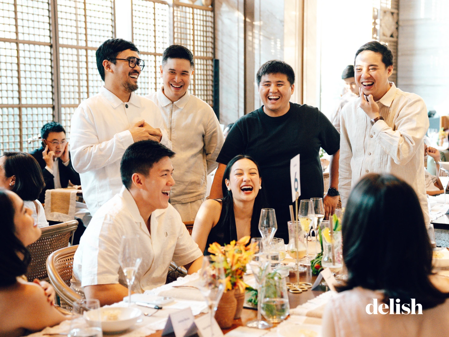 From L-R: Neil Dy and Amanda Hao of Seva, Archie Carrasco and Randolf Palanca from AGC Power Holdings Corp, Chef Kevin Uy, Amado Fores