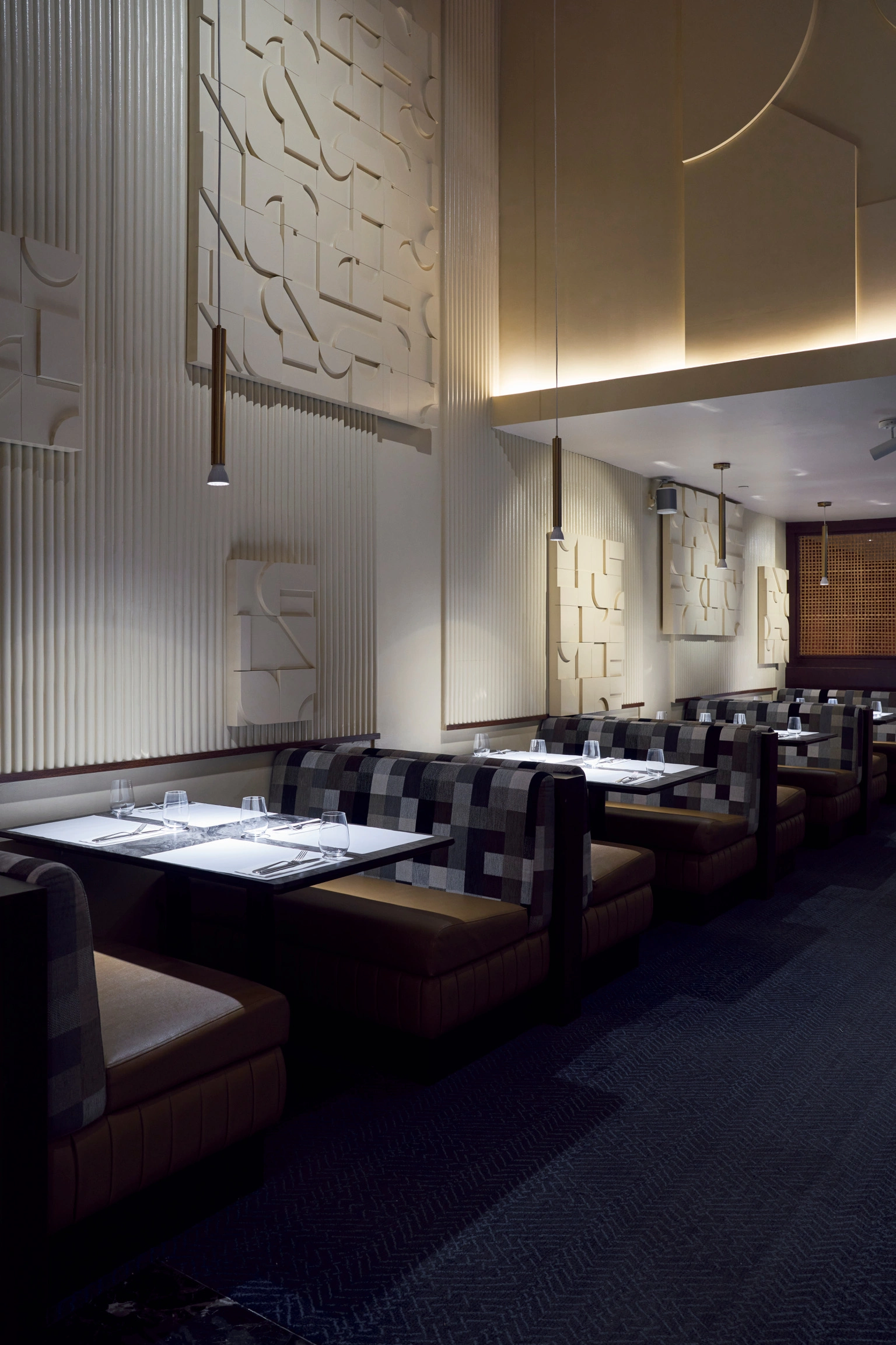 The interiors of Harry's Bistro are modern yet homey