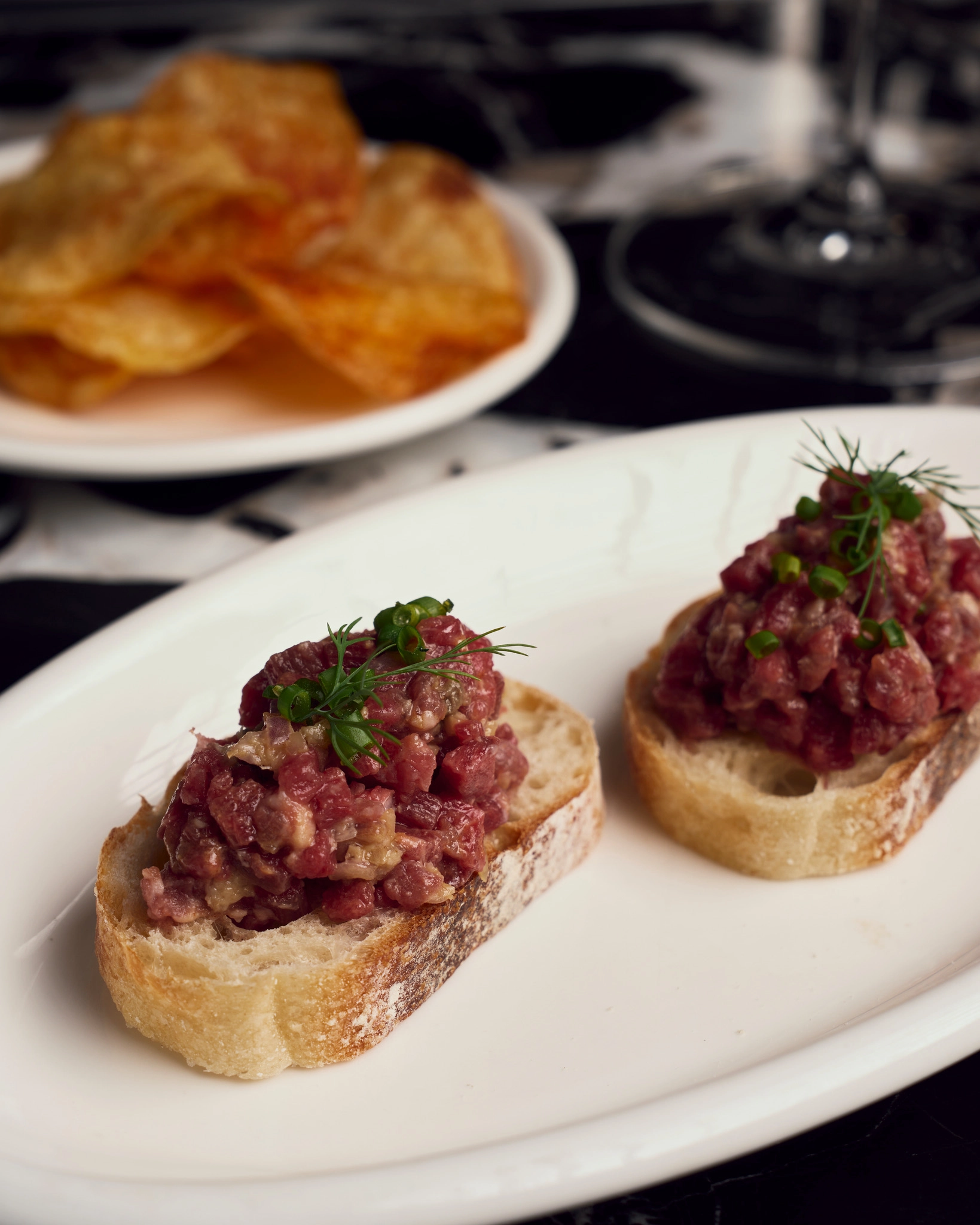 Steak Tartare Pinxto from Harry's Bistro