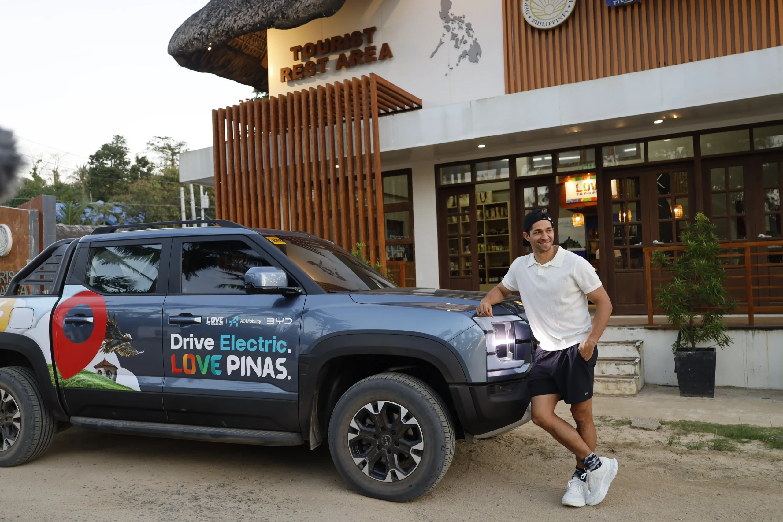 "Drive Electric. Love Pinas." BYD Road Trip Electric Vehicles