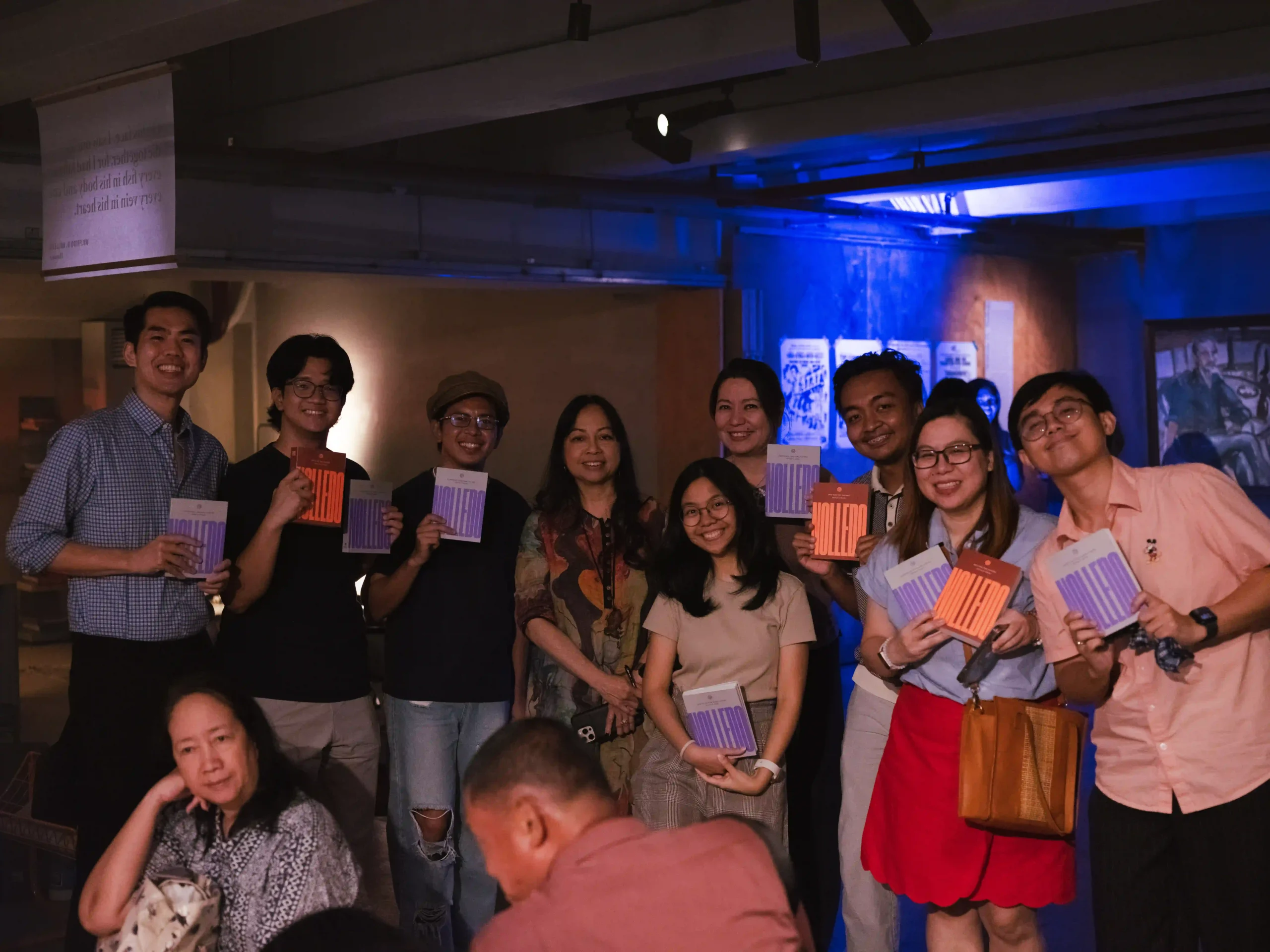 At the Exploding Galaxies launch of Canticles for Dark Lovers by Wilfrido D. Nolledo, in collaboration with WHYNoT