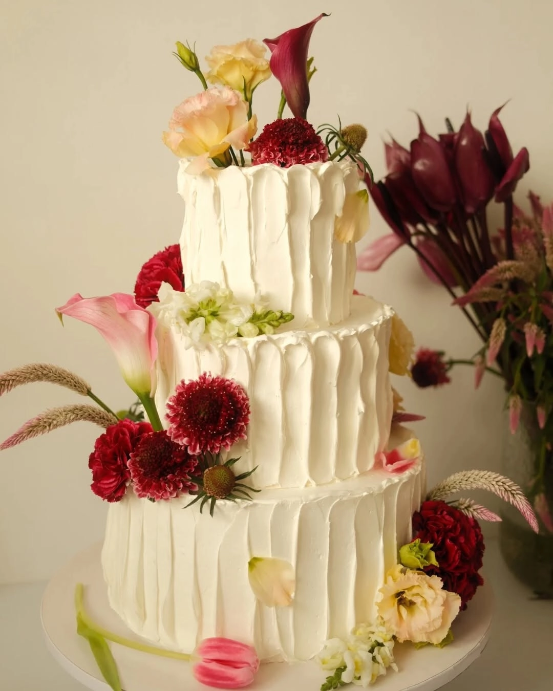 A wedding cake by Ola Bakes 5 Wedding Cake Studios Every Manila Bride Should Know