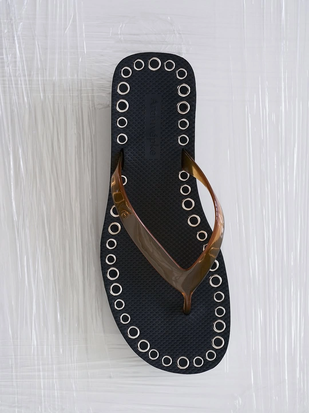 Eyelet platform sandals by Archivépke