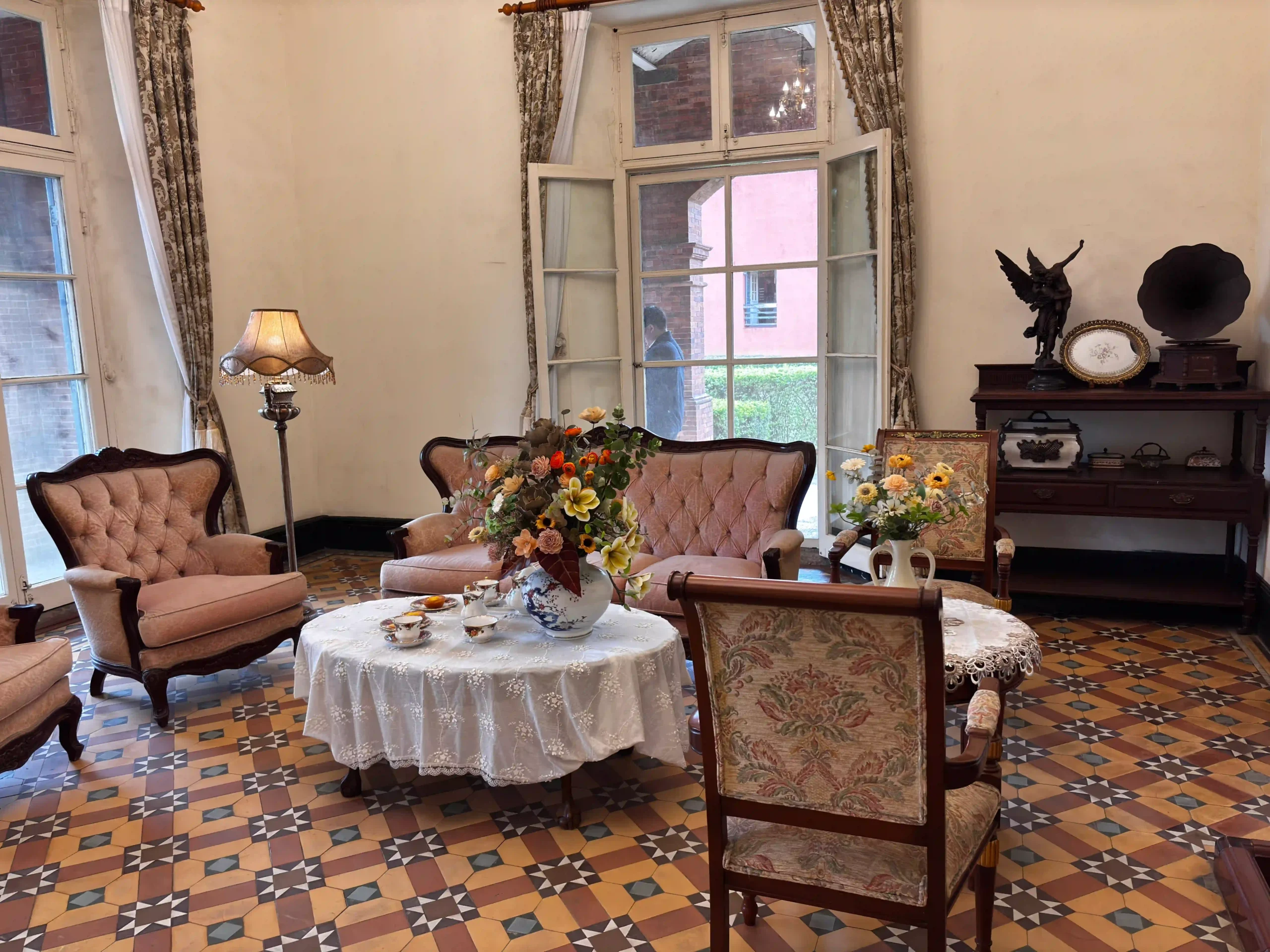 Inside the Fort San Domingo museum
