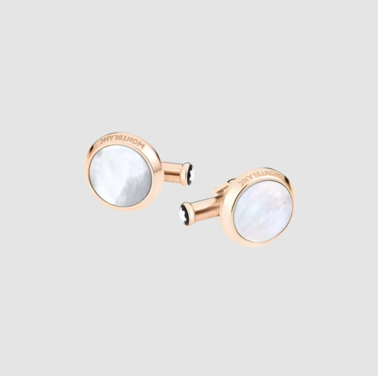 Montblanc Meisterstück Cufflinks with Mother-of-Pearl Inlay

