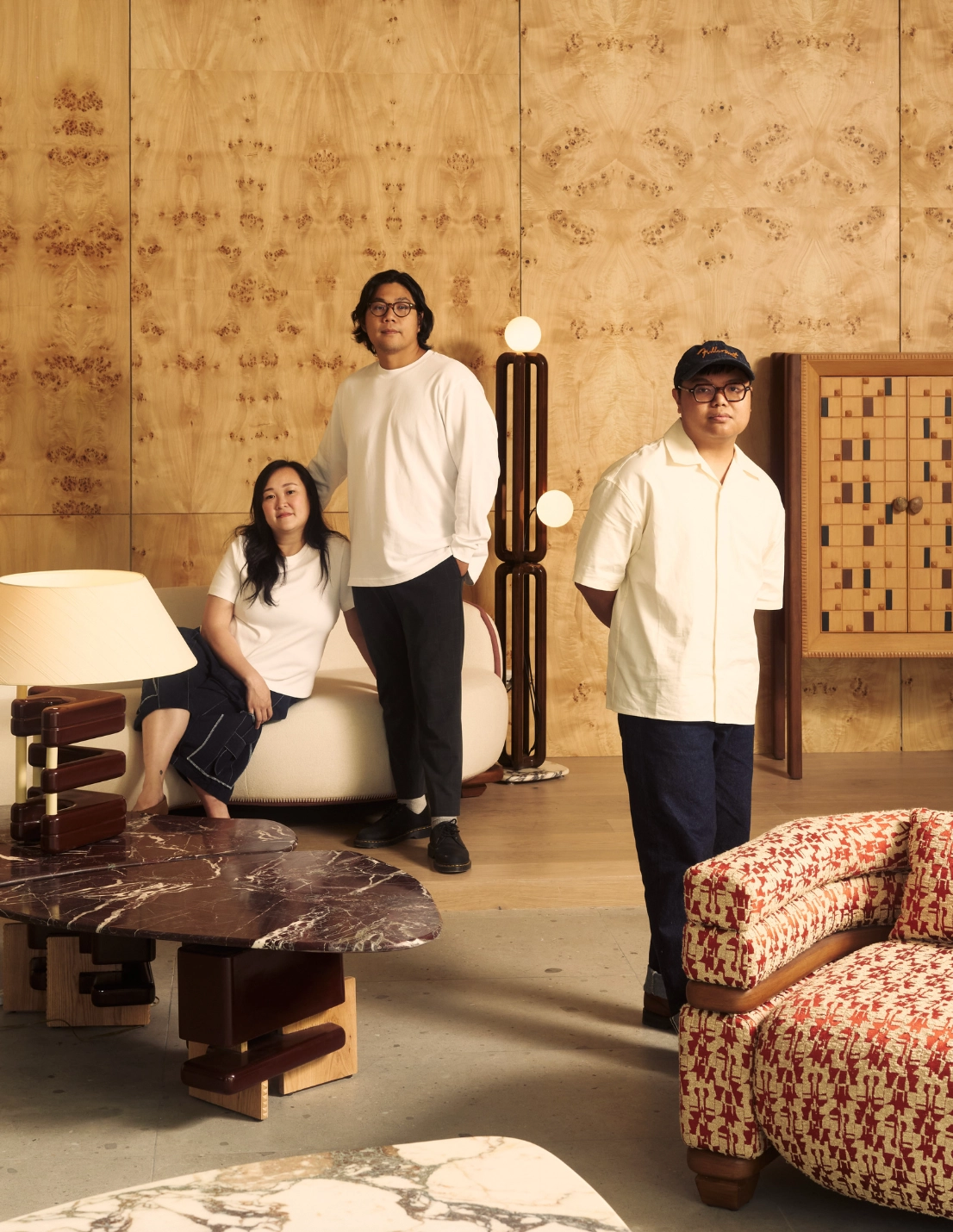 Filipino Furniture Label Tahanan Launches Its First Manila Showroom Thea Yu, Carlo Yu, and Brian Ver