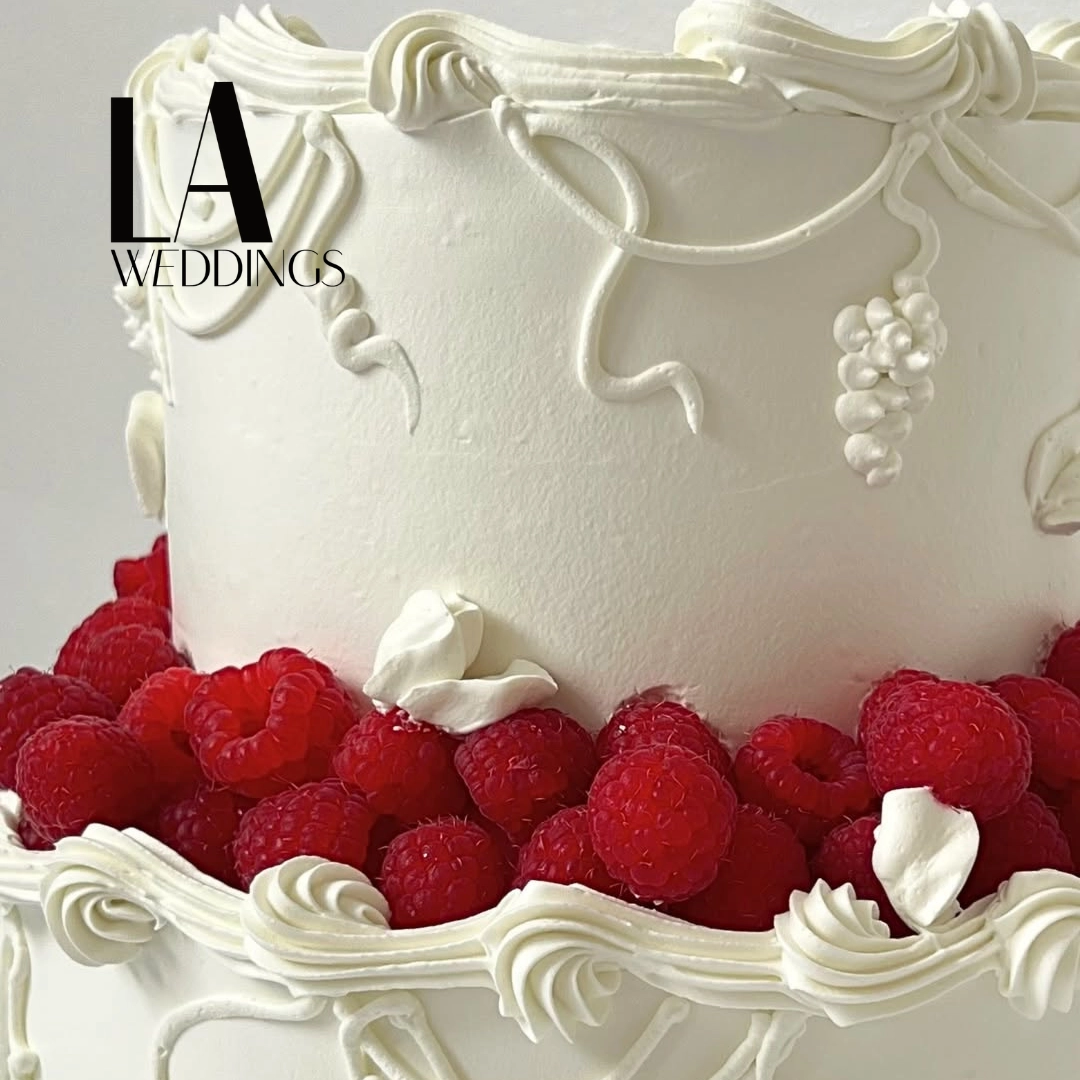 A wedding cake by Ola Bakes
