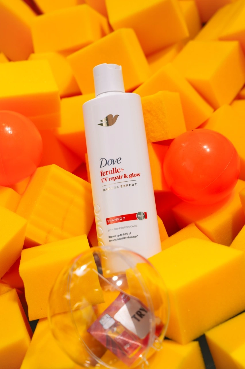 Dove and Supergirl Ferulic+ UV Repair & Glow line