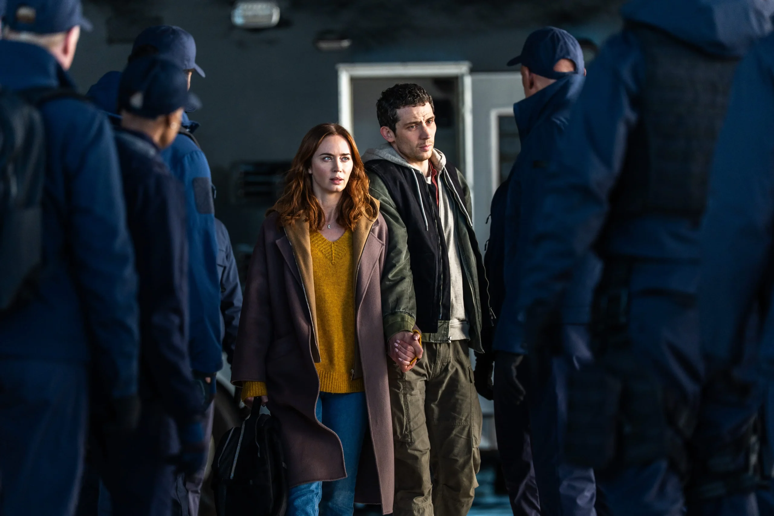Emily Blunt and Josh O'Connor star in Steven Spielberg's Disclosure Day