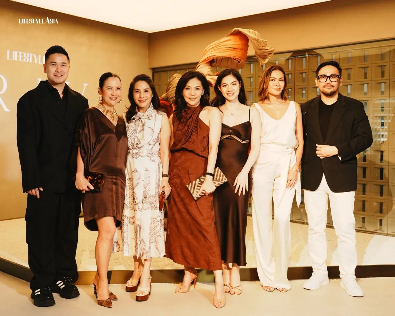AGC Power Holdings Corp. Chief Business Officer Randolf Palanca, Mia Borromeo, Ana Lorenzana De Ocampo, Kaye Tinga, Lifestyle Asia's Chief of Editorial Content Kerry Tinga, One MEGA Group’s VP for Lifestyle Media Brands Apples Aberin, AGC Power Holdings Corp. Chairman and CEO Archie Carrasco