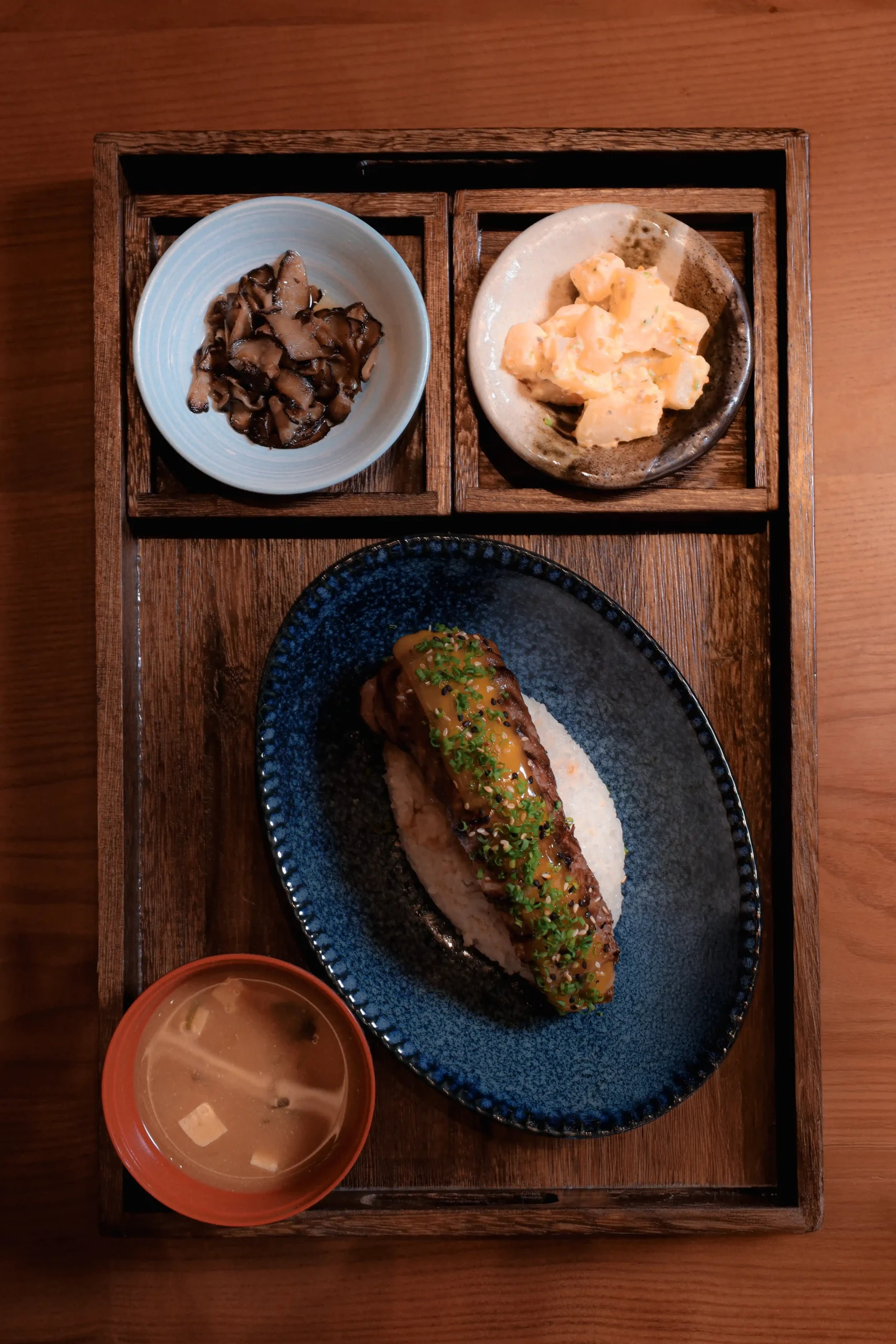 Key Coffee Kissaten Wagyu Tataki Bento